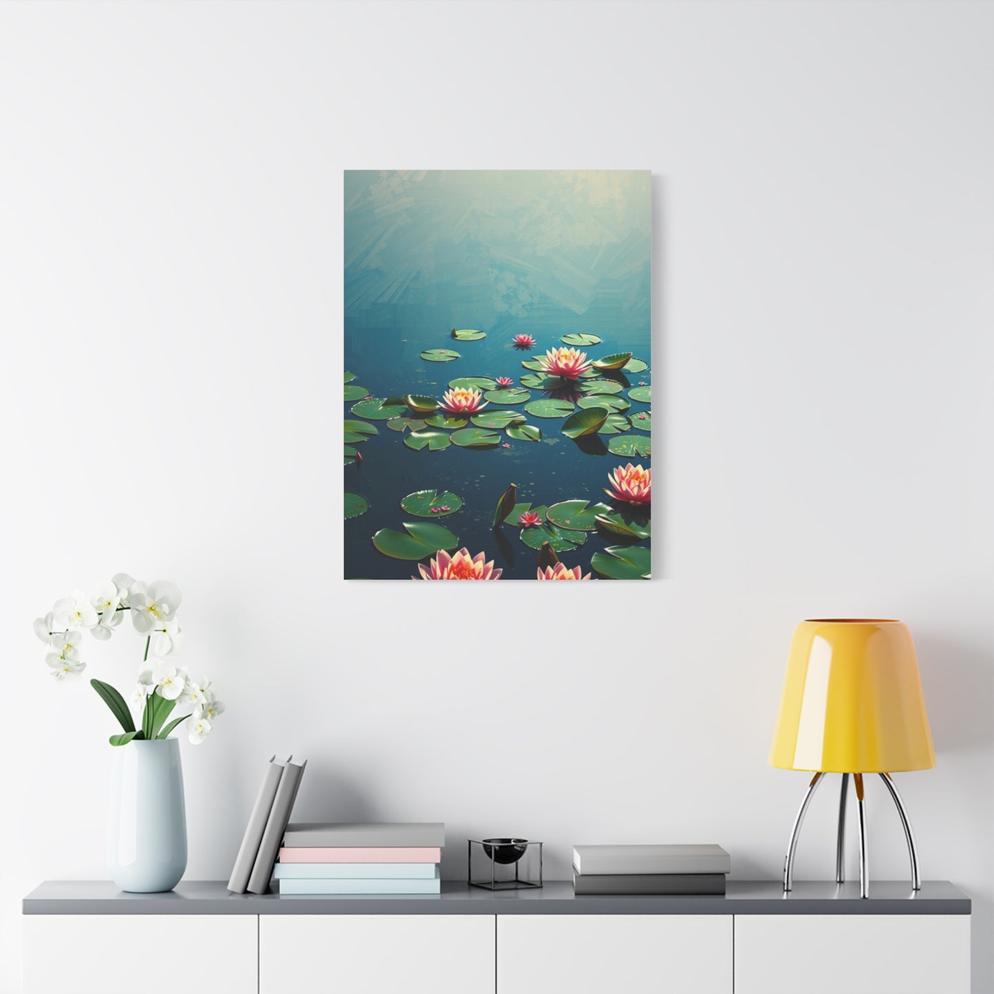 Claude Monet Water Lilies Art Canvas Art 1 Wall Art & Canvas Print