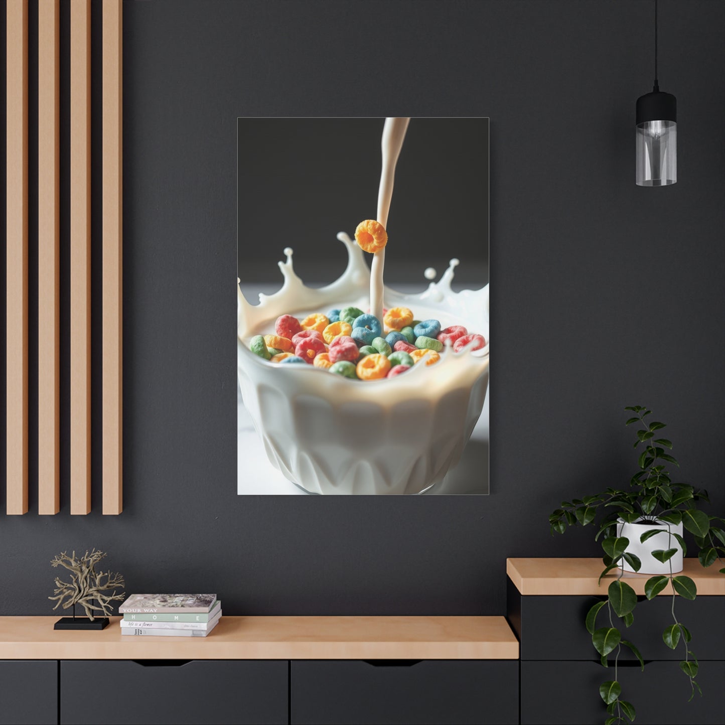 Gastronomic Milk Splendor Art Wall Art & Canvas Print