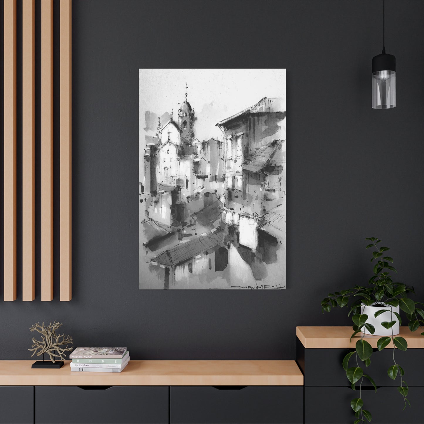 Black & White City Wall Art & Canvas Prints