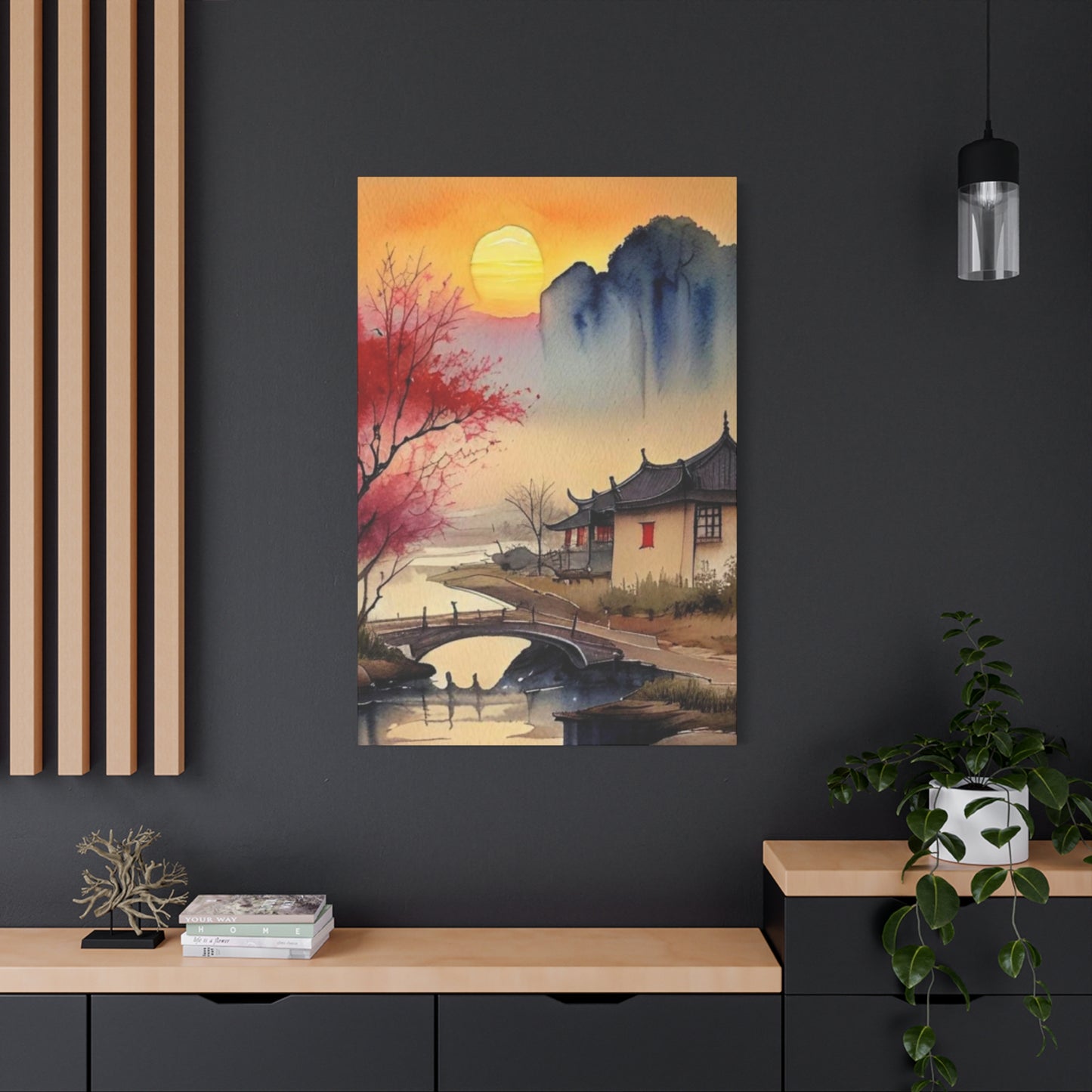 Sunset Over the Bridge Wall Art & Canvas Prints