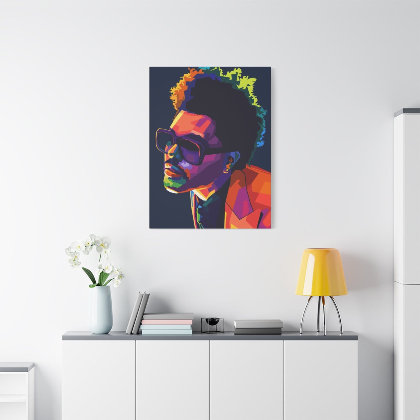 An Abstract Portrait Of The Weeknd Wall Art & Canvas Prints