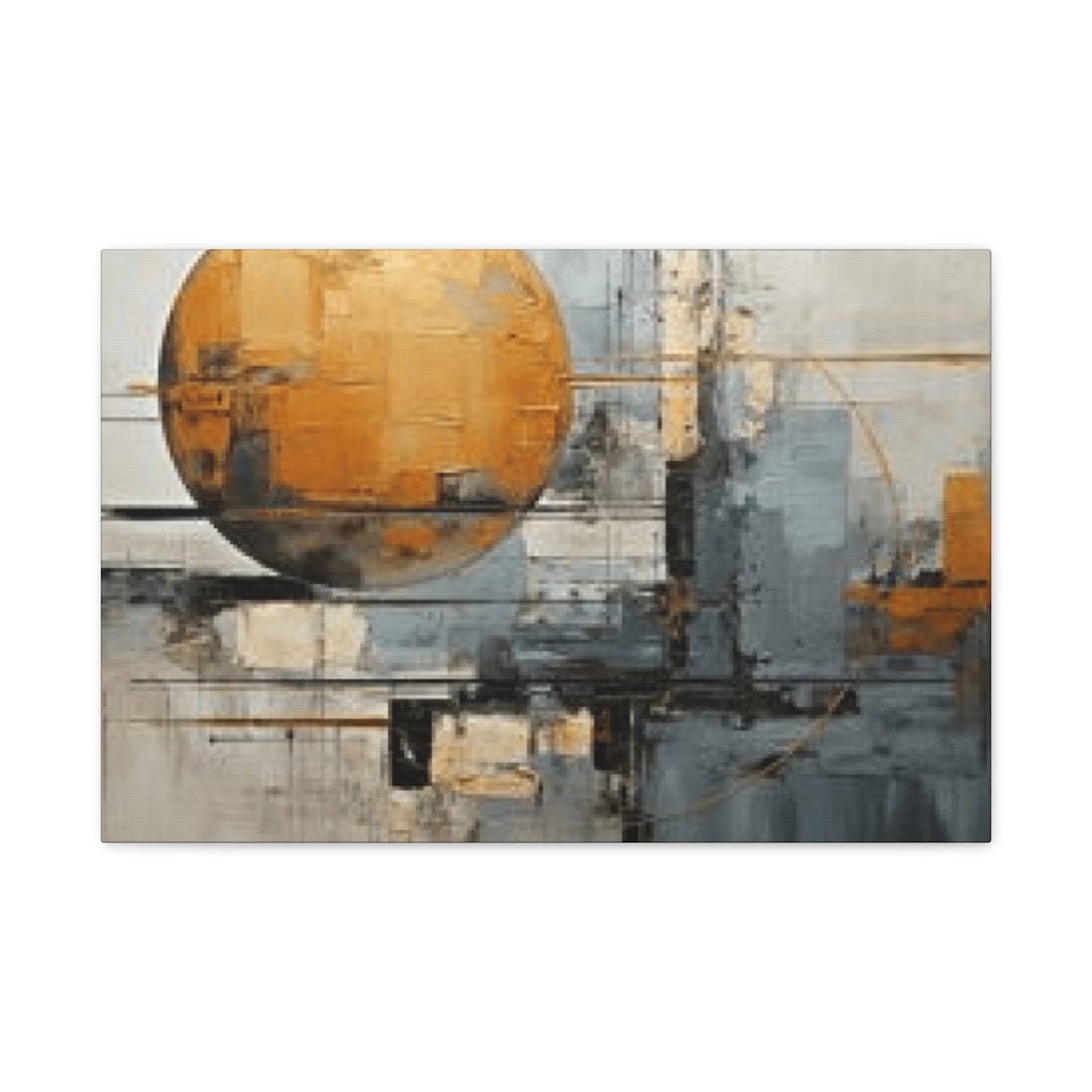 Abstract Moon Painting Wall Art & Canvas Prints