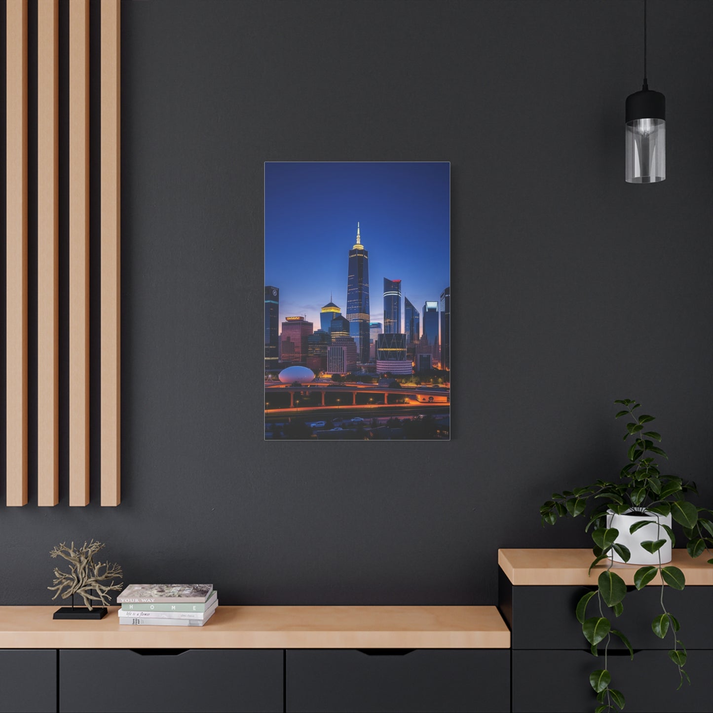 Houston Skylines Art Luxury Canvas Wall Art & Canvas Print