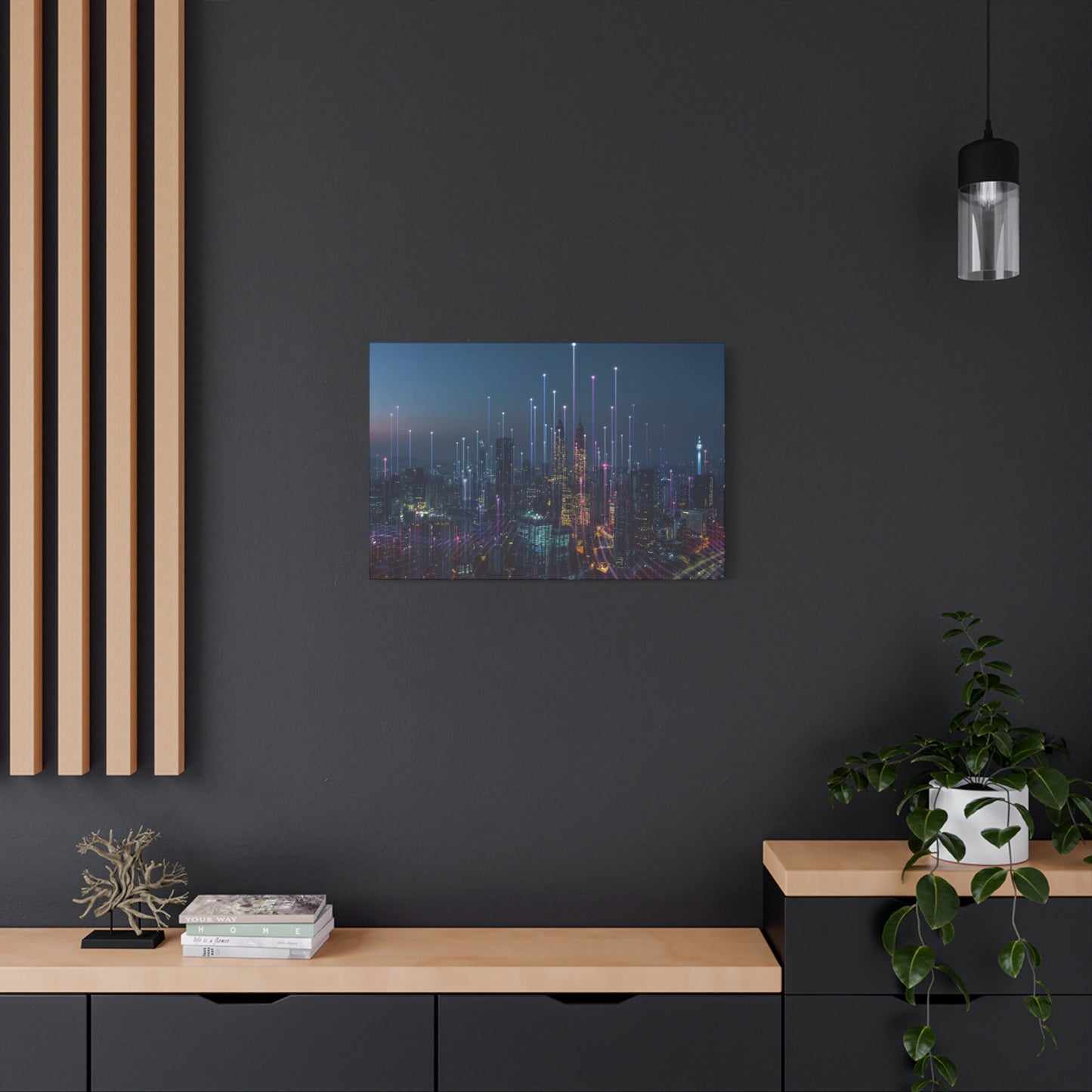 Smart City Abstract Wall Art & Canvas Prints