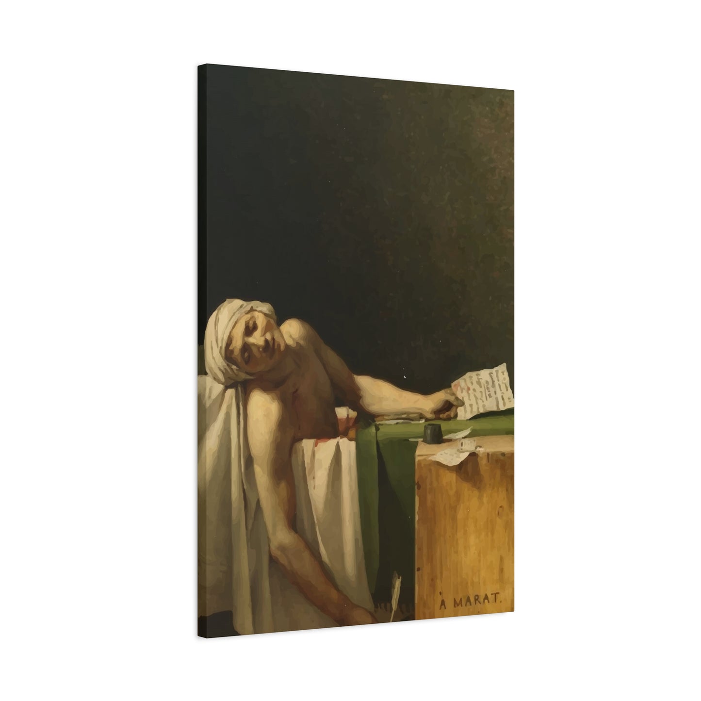 Man Writing a Letter Wall Art & Canvas Prints