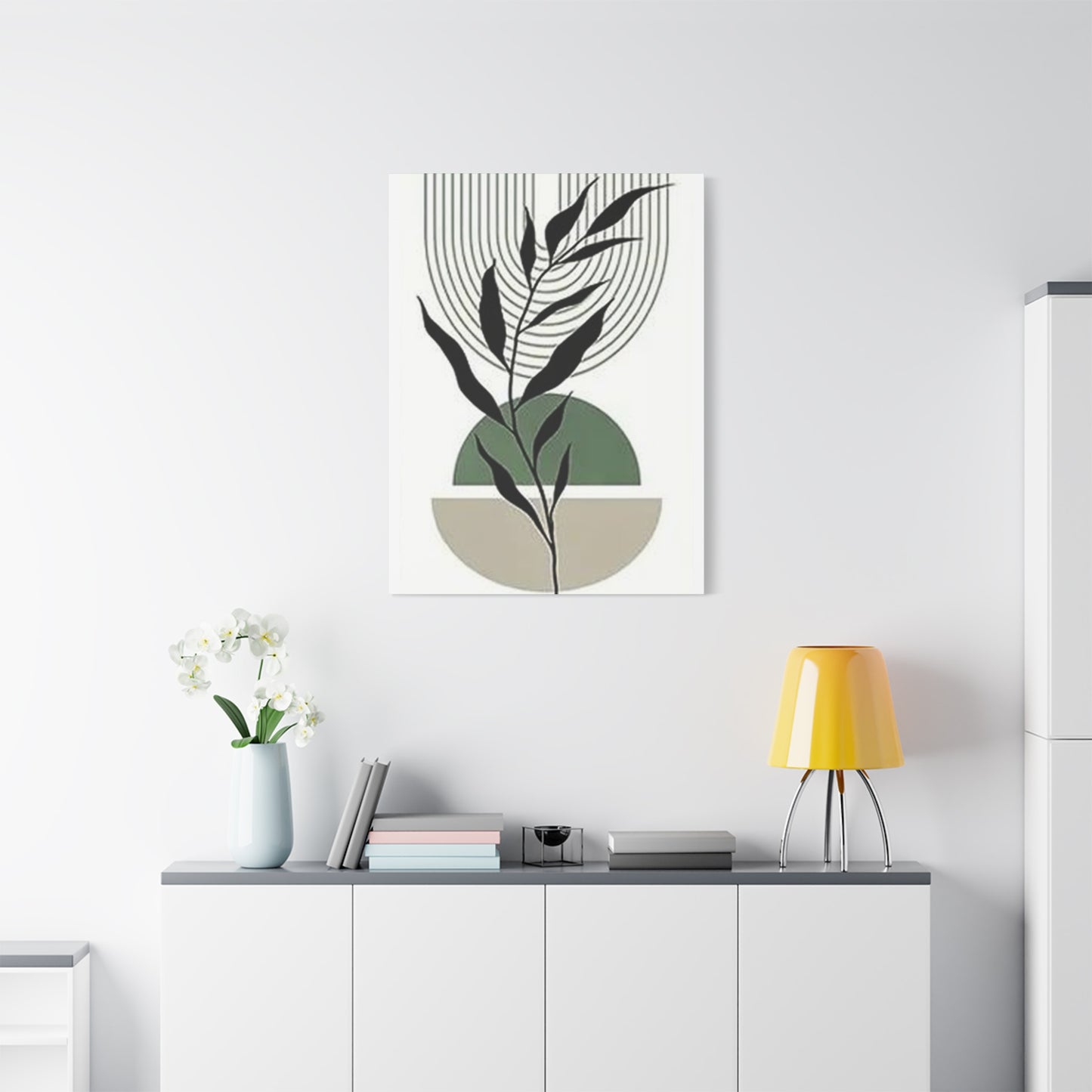 Abstract Leaves Shapes Pattern Wall Art & Canvas Prints