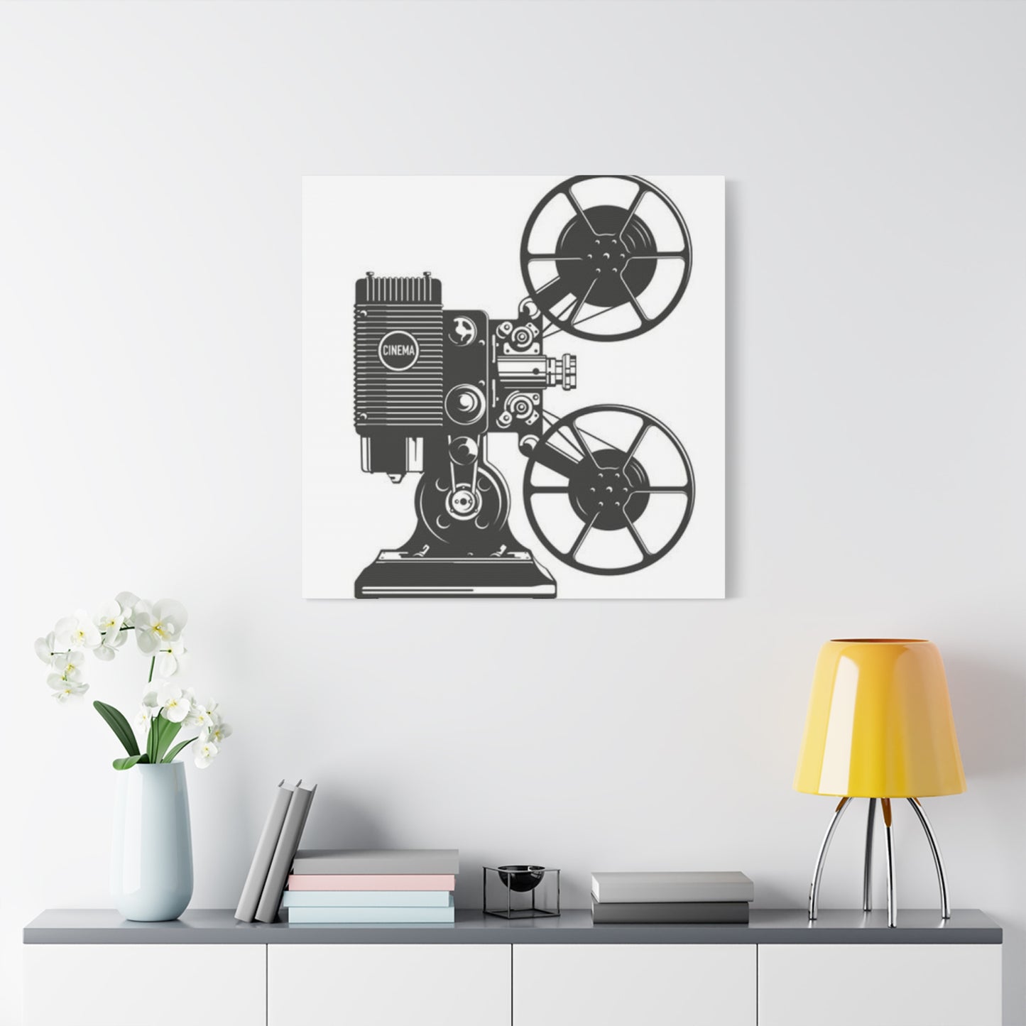 Old Cinema Camera Wall Art & Canvas Prints