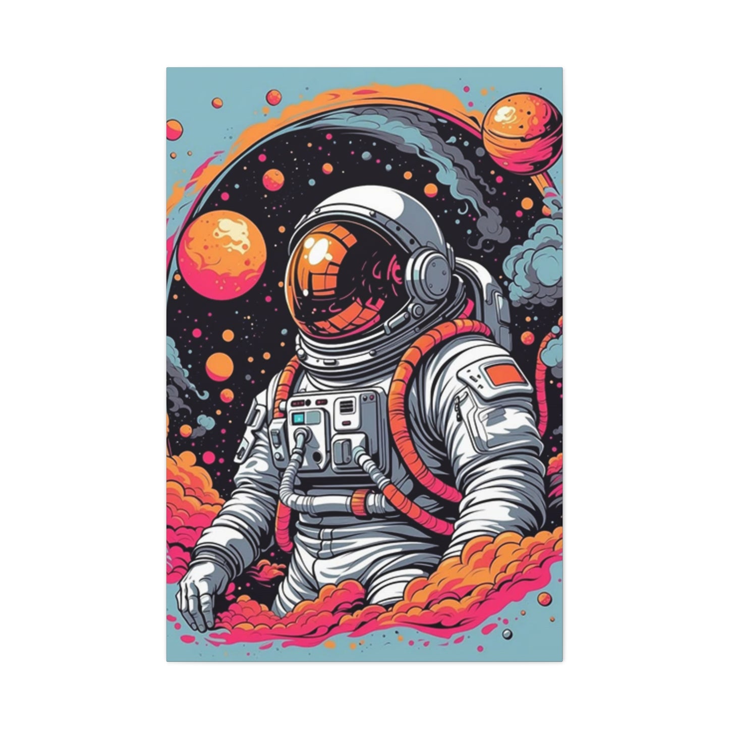 Abstract Astronaut Poster Wall Art & Canvas Prints