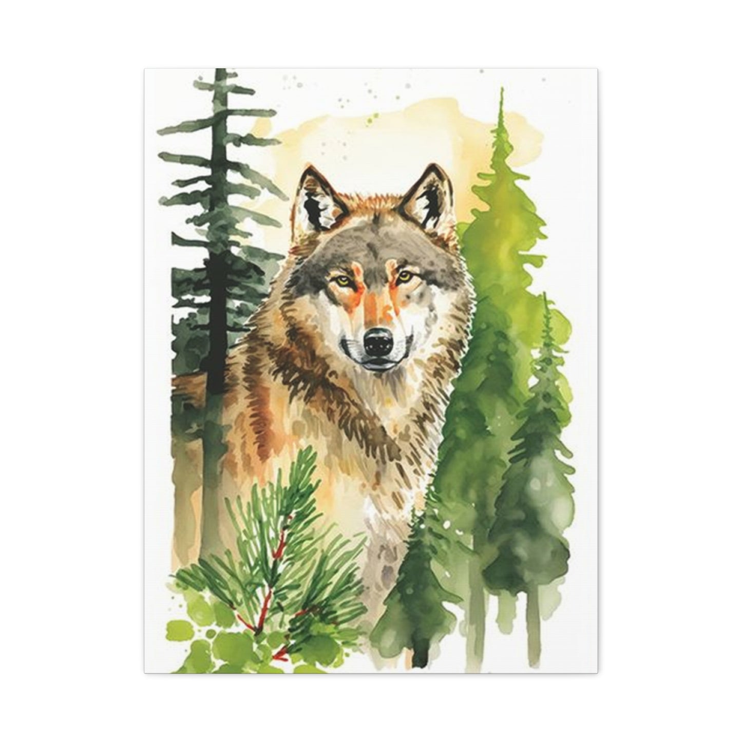 Wolf Painting Wall Art & Canvas Prints