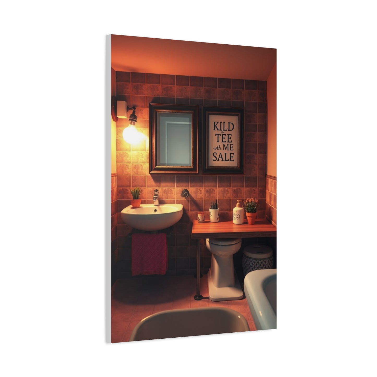 Kid’s Bathroom Art Canvas Art 4 Wall Art & Canvas Print