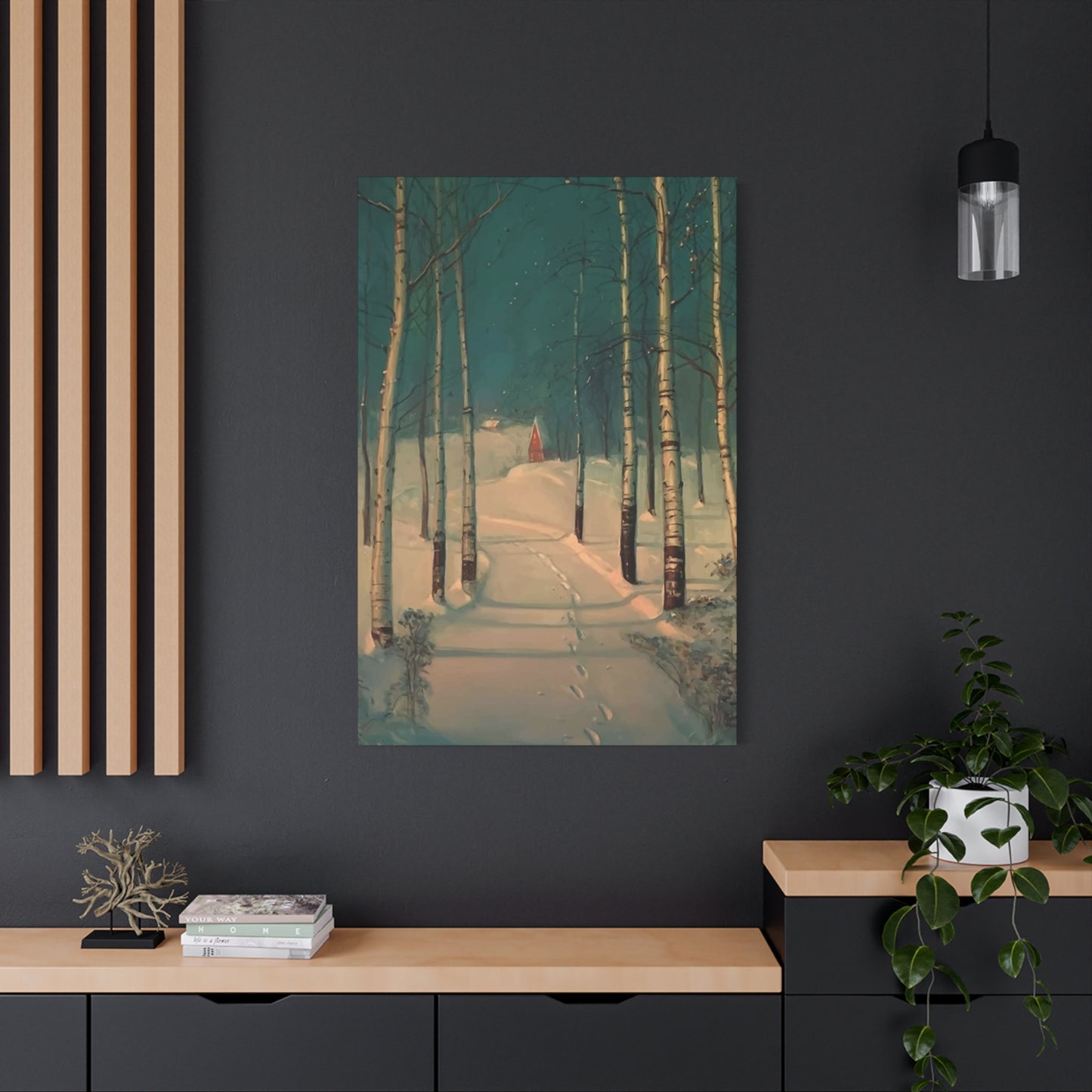 Forest View In Winters Wall Art & Canvas Prints