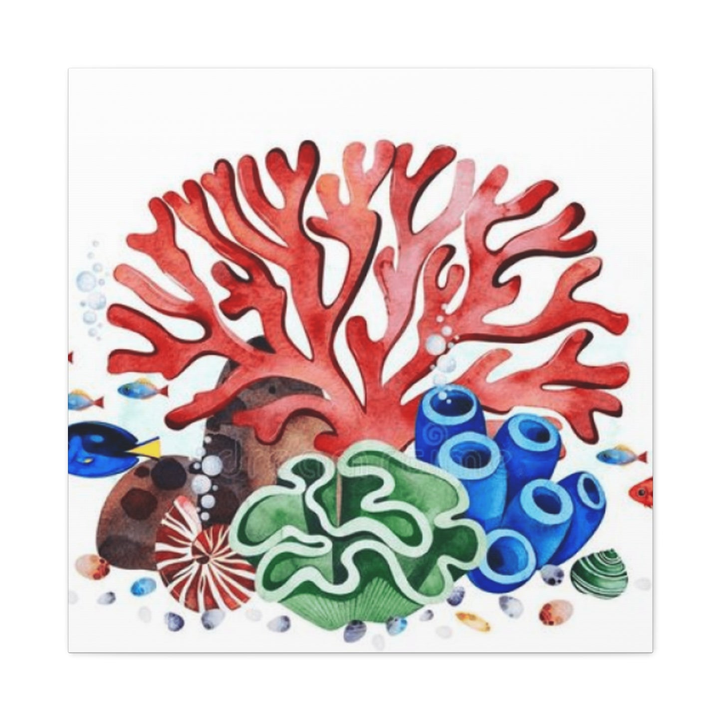 Sea Coral Flowers Wall Art & Canvas Prints