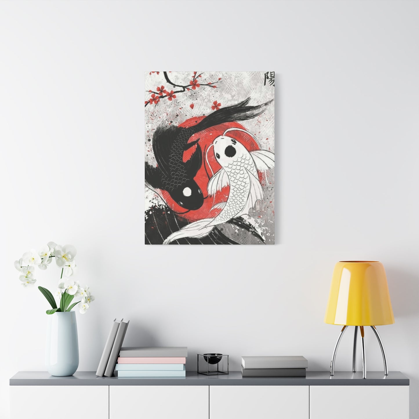 Fish Yin Yang Wall Art & Canvas Prints