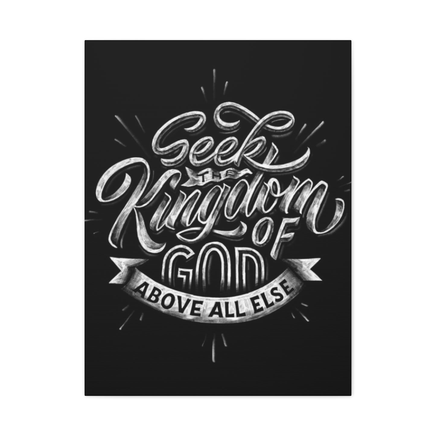 Kingdom Chalkboard Wall Art & Canvas Prints