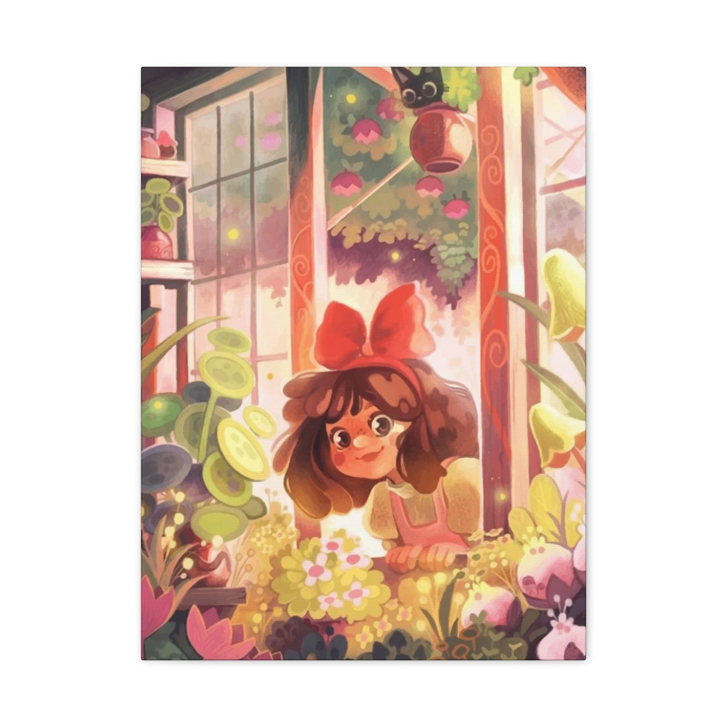 Window Girl Wall Art & Canvas Prints