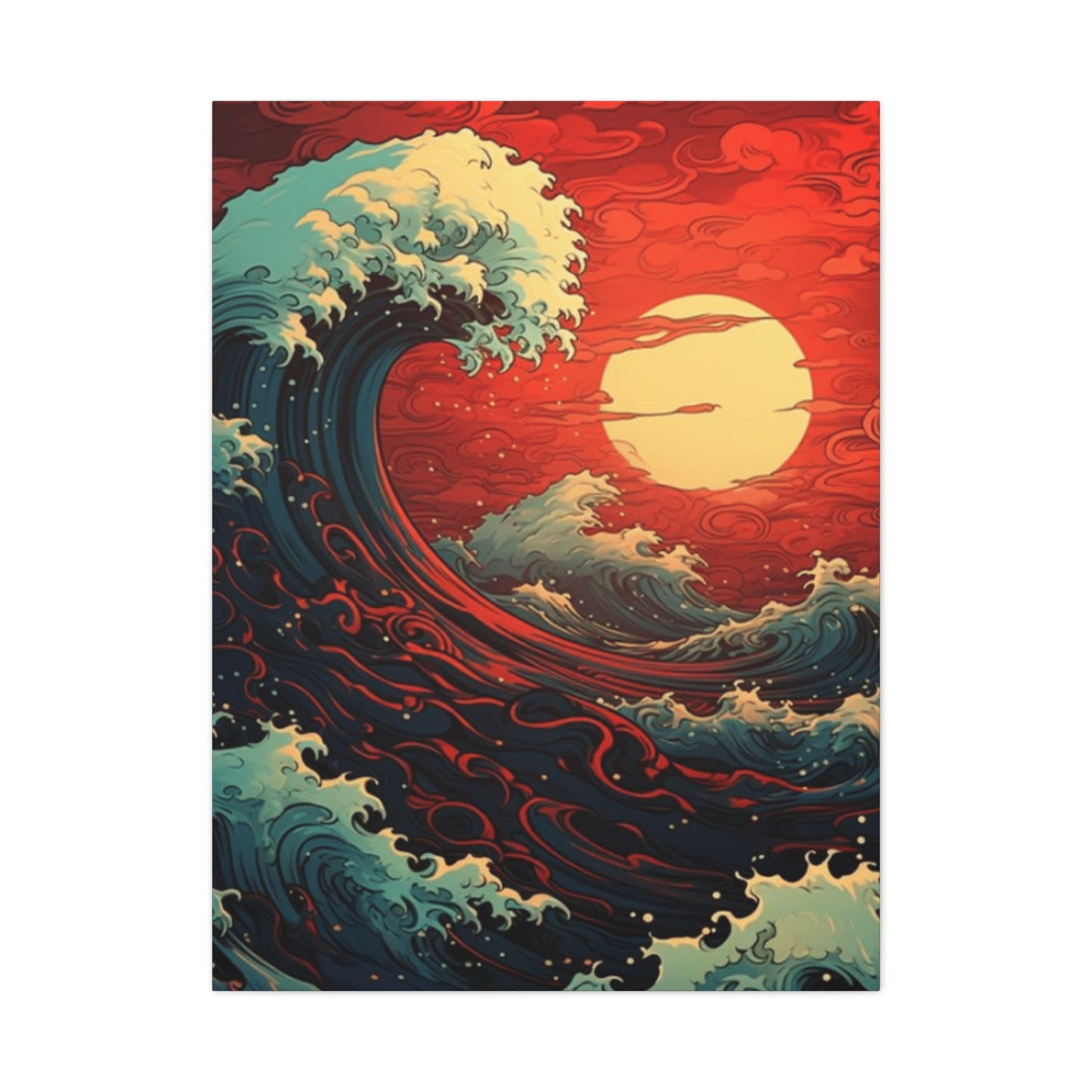 Vintage Waves Wall Art & Canvas Prints