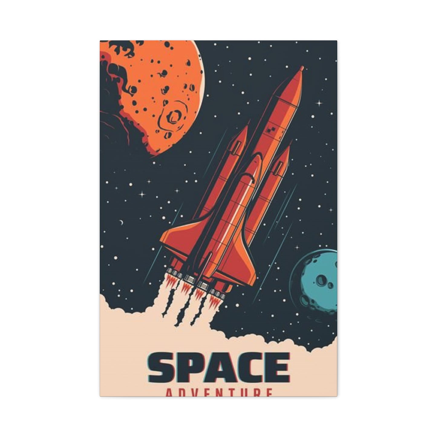 Space Adventure Poster Wall Art & Canvas Prints