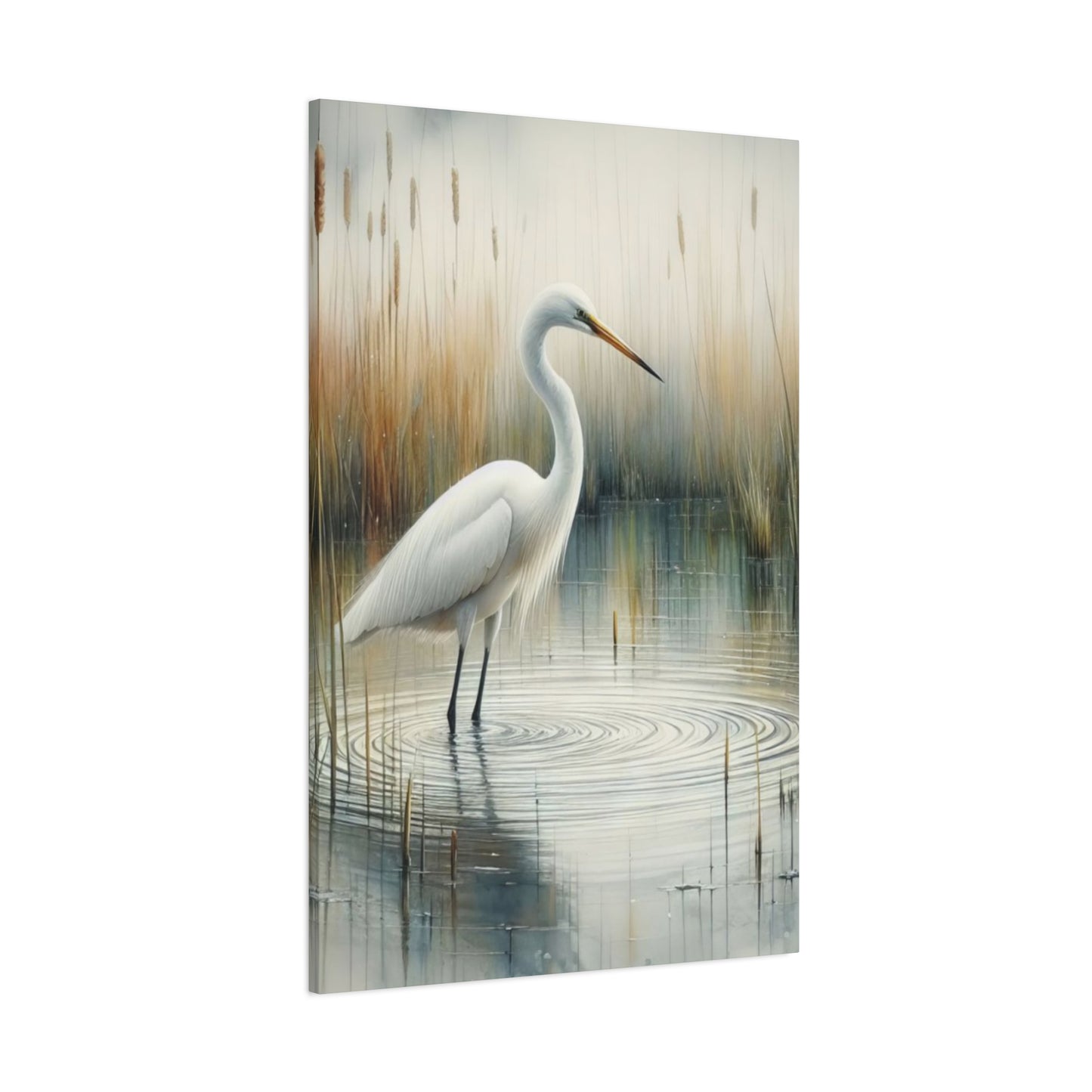 Beautiful Herons in Pond Wall Art & Canvas Prints