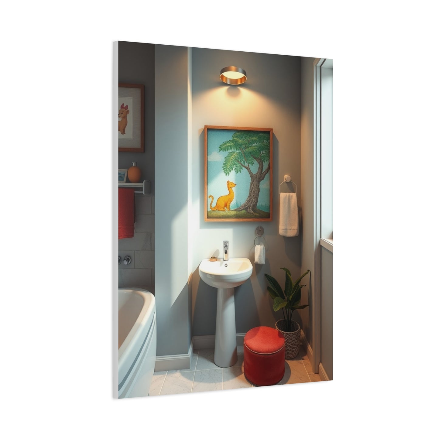 Kid’s Bathroom Art Canvas Art 3 Wall Art & Canvas Print