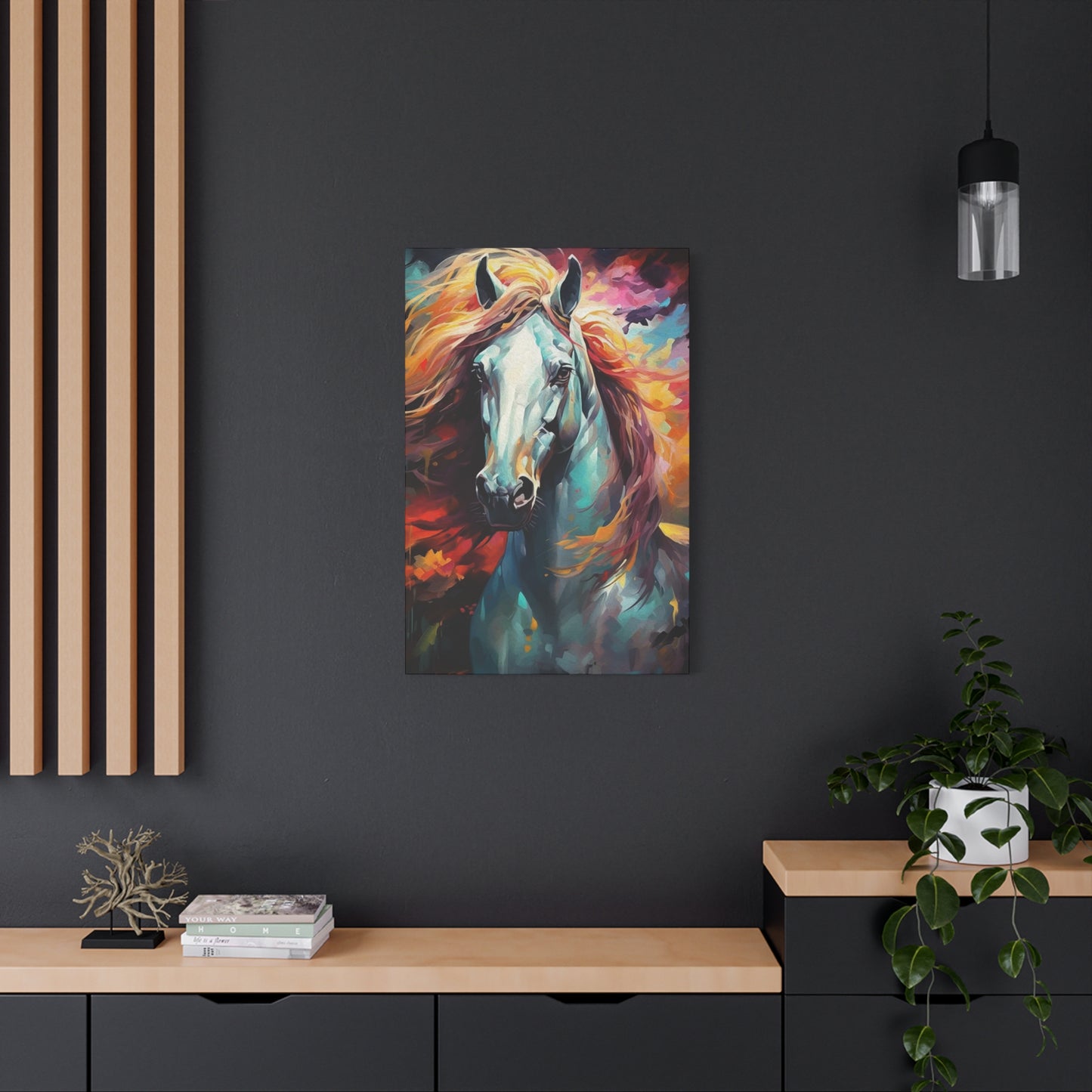 Colorful Horse Wall Art & Canvas Prints