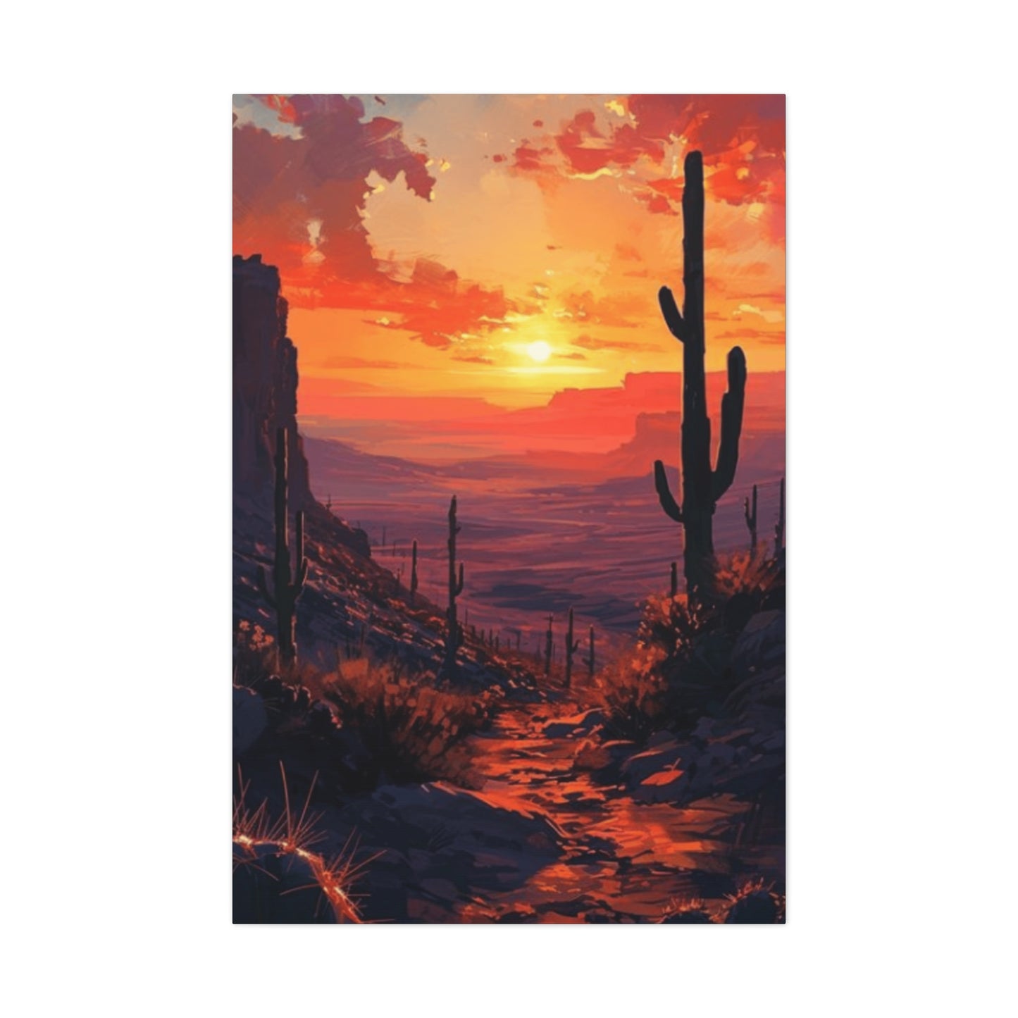 Arizona Desert Sky Sunset Wall Art & Canvas Prints