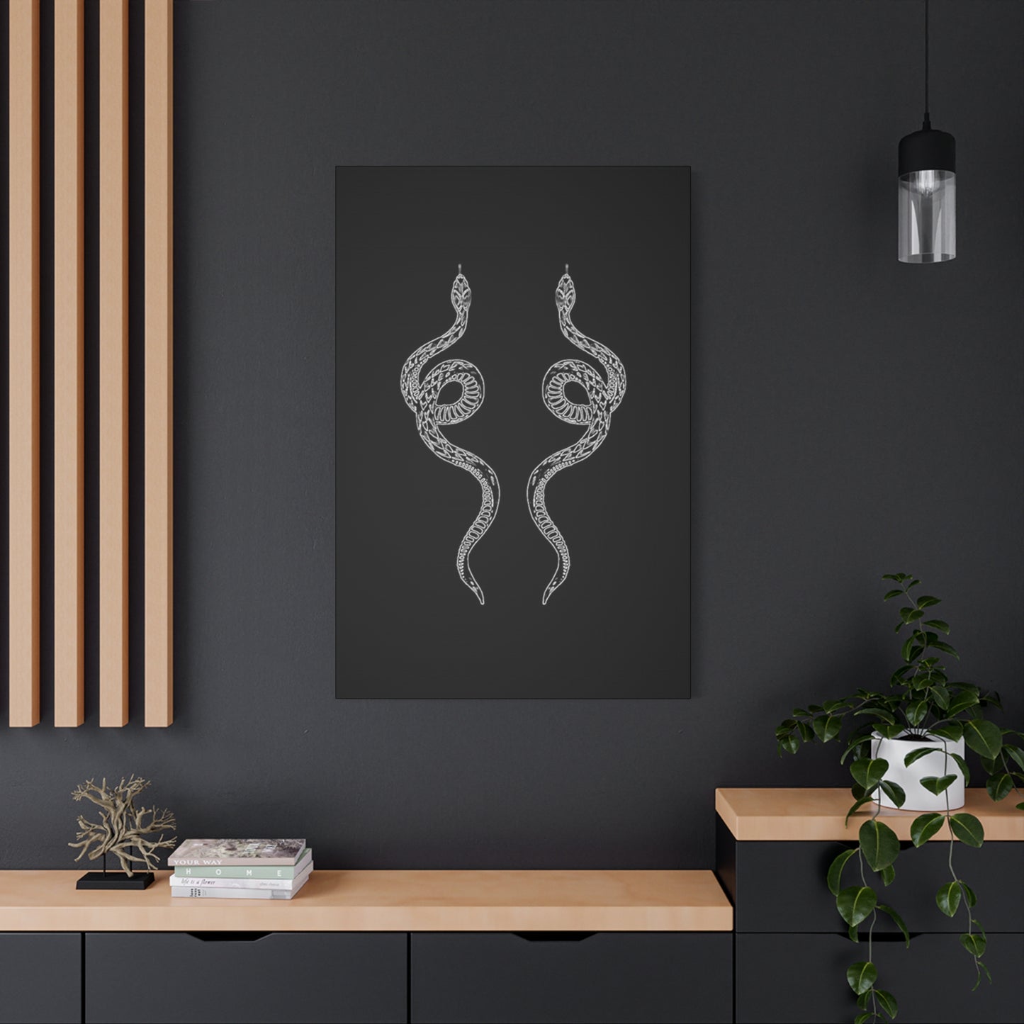 Two Snakes Poster Wall Art & Canvas Prints
