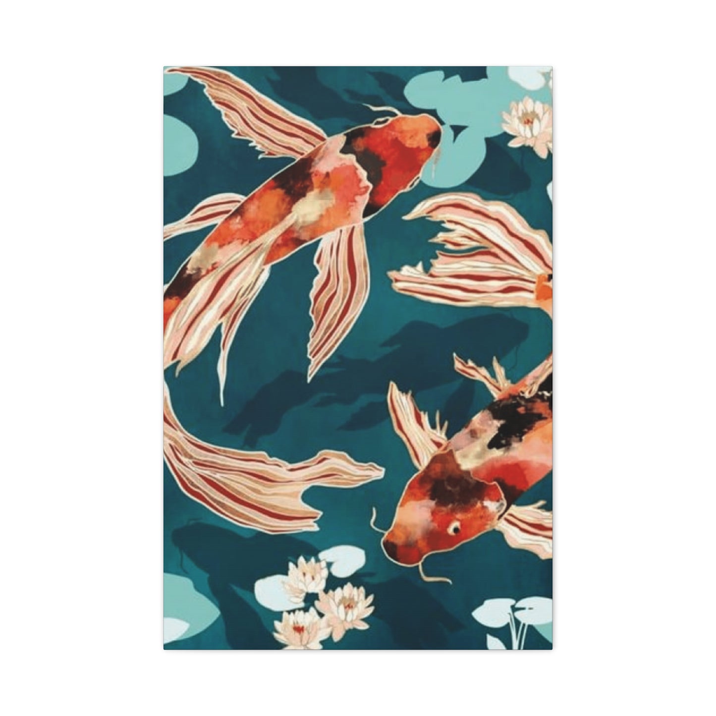 Koi Fish Painting Wall Art & Canvas Prints