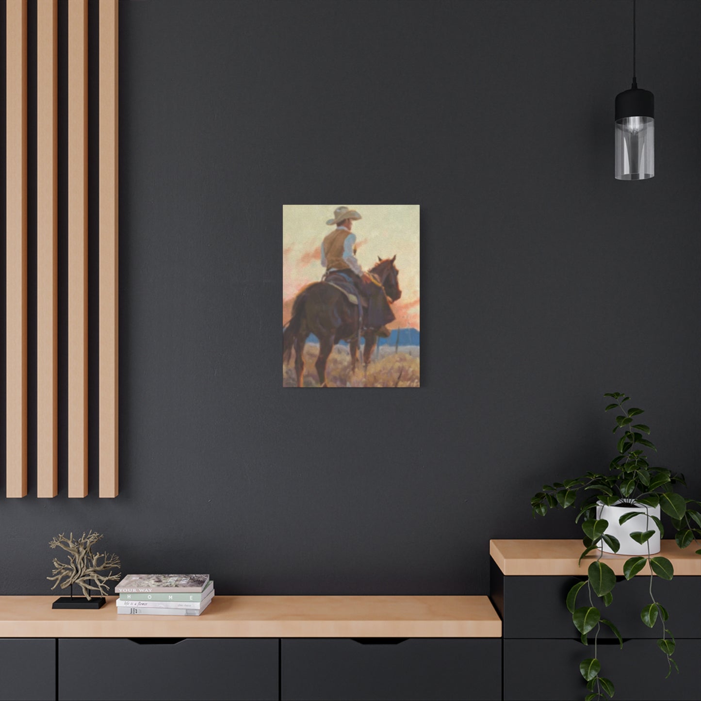 Man Riding Horse Wall Art & Canvas Prints