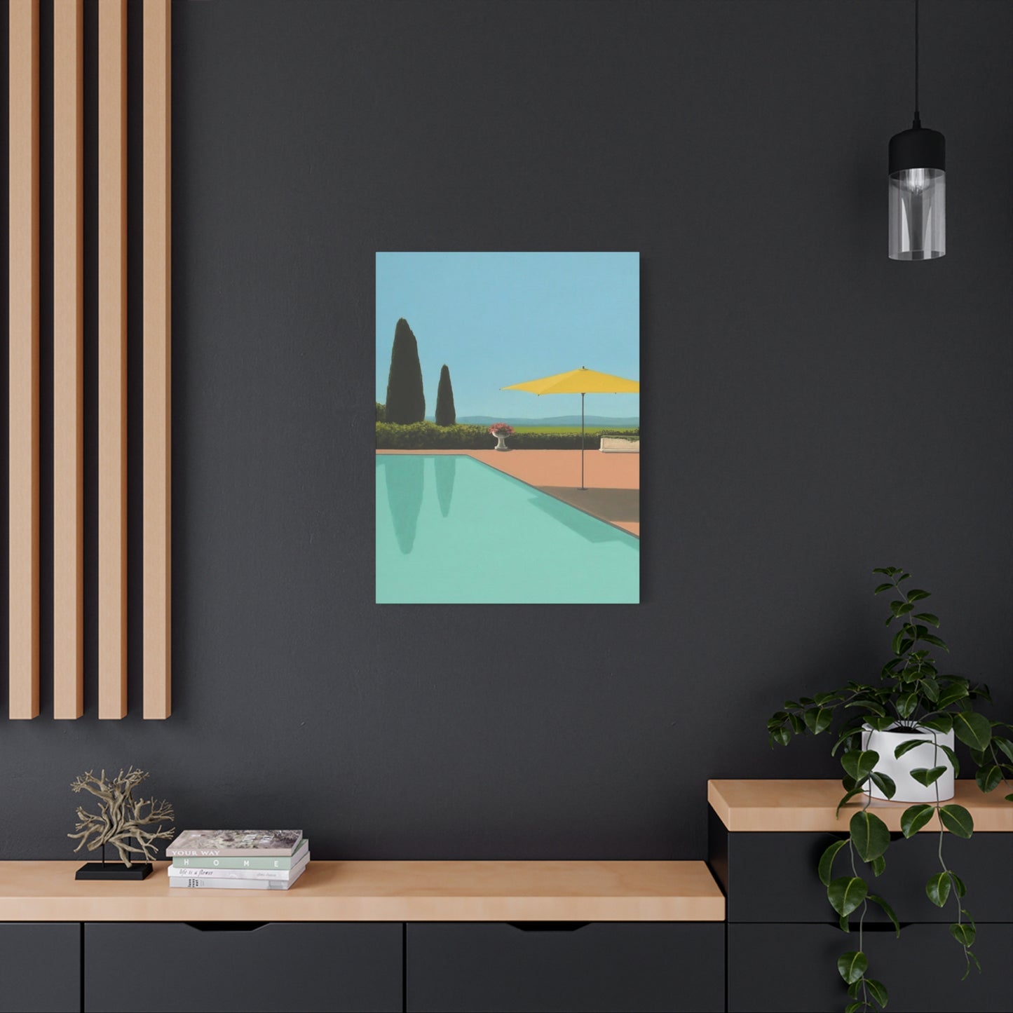 Swimming Pool In Hotel Wall Art & Canvas Prints