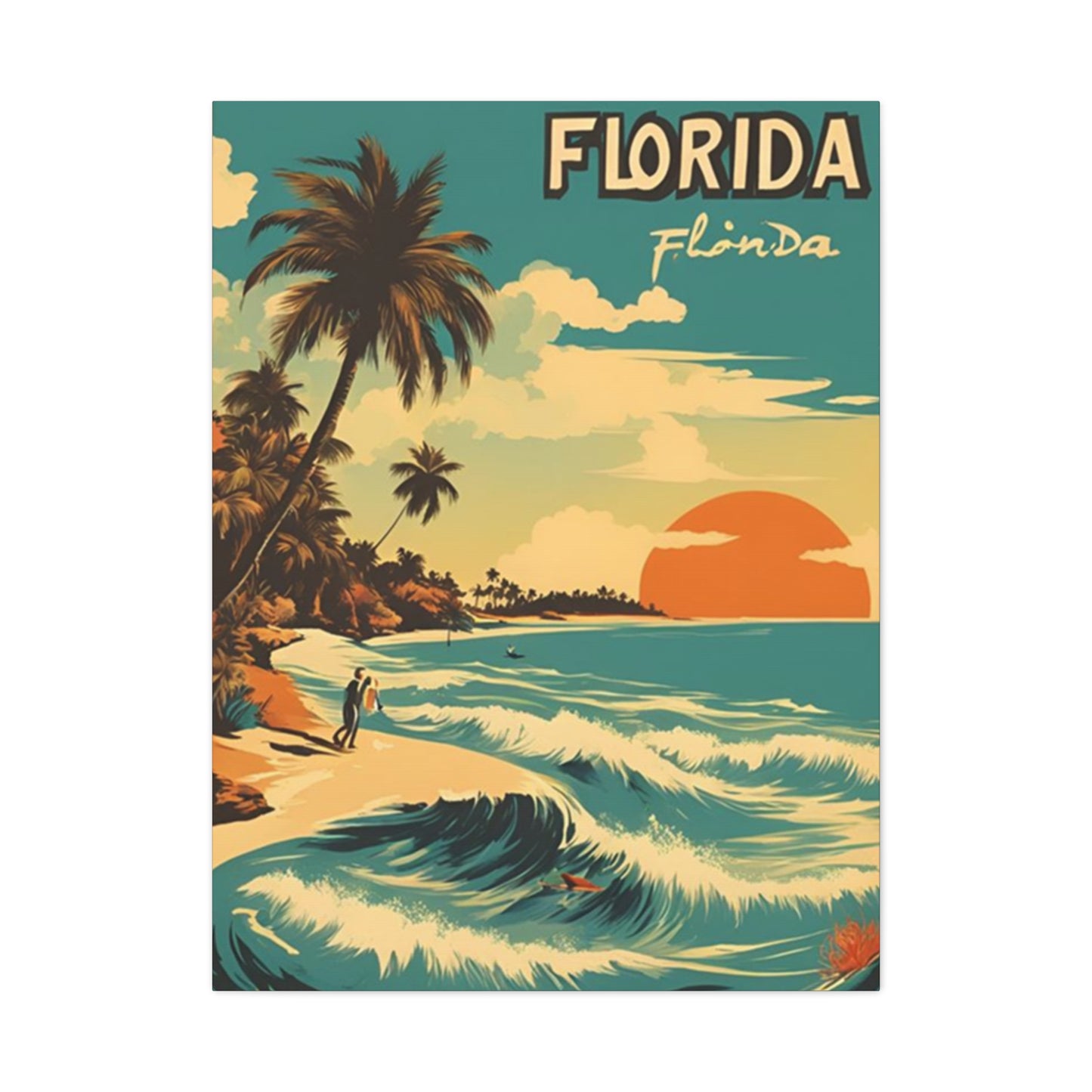 Florida Beach Poster Wall Art & Canvas Prints