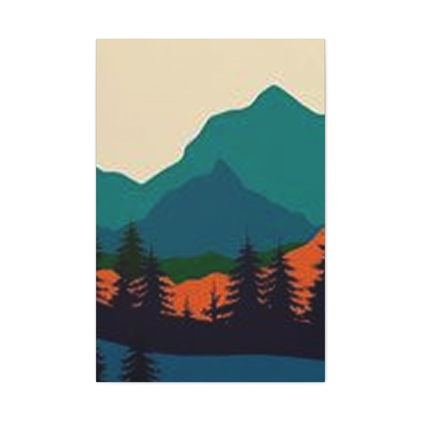 Mountain Drawing Wall Art & Canvas Prints