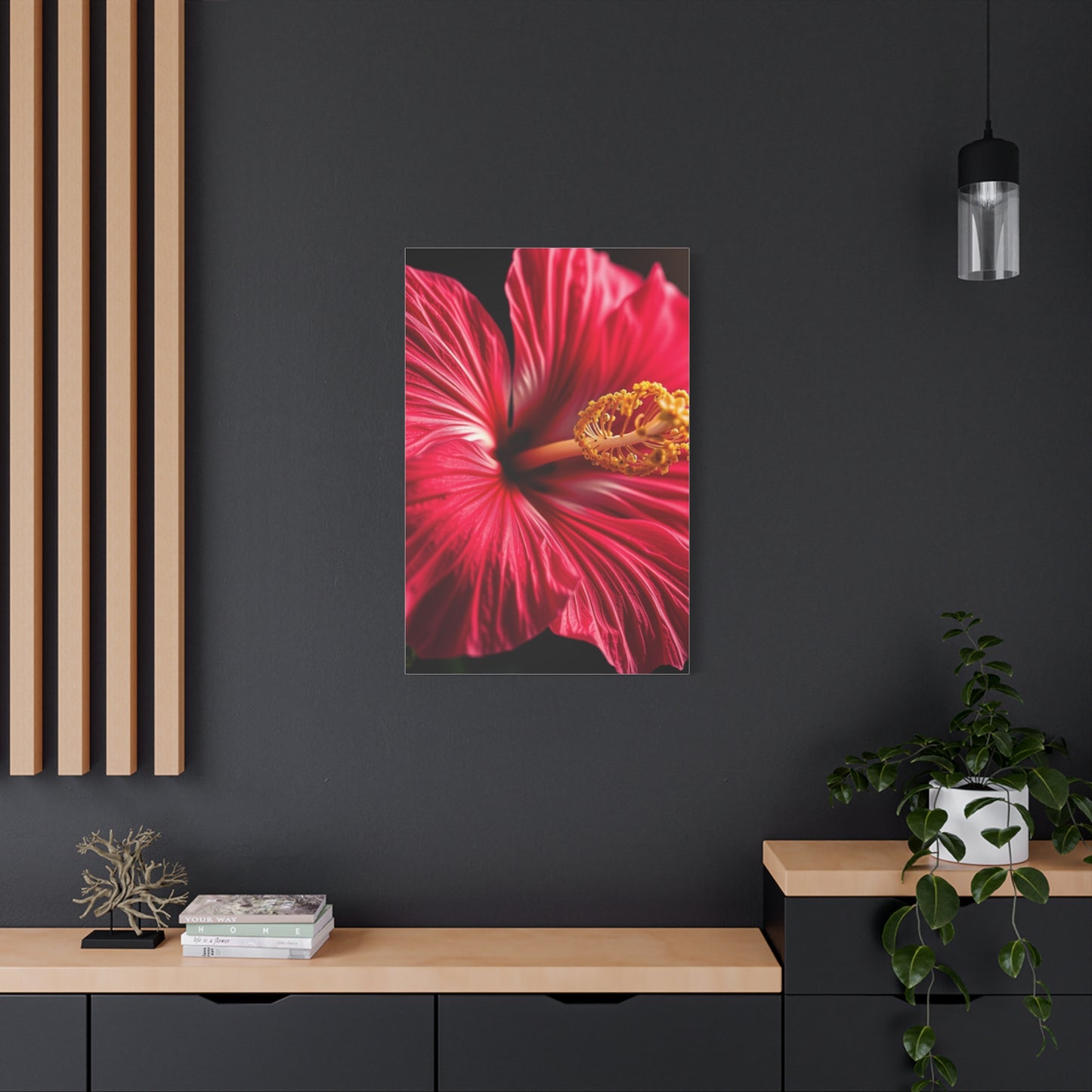 Hibiscus Flower Art Luxury Canvas Wall Art & Canvas Print