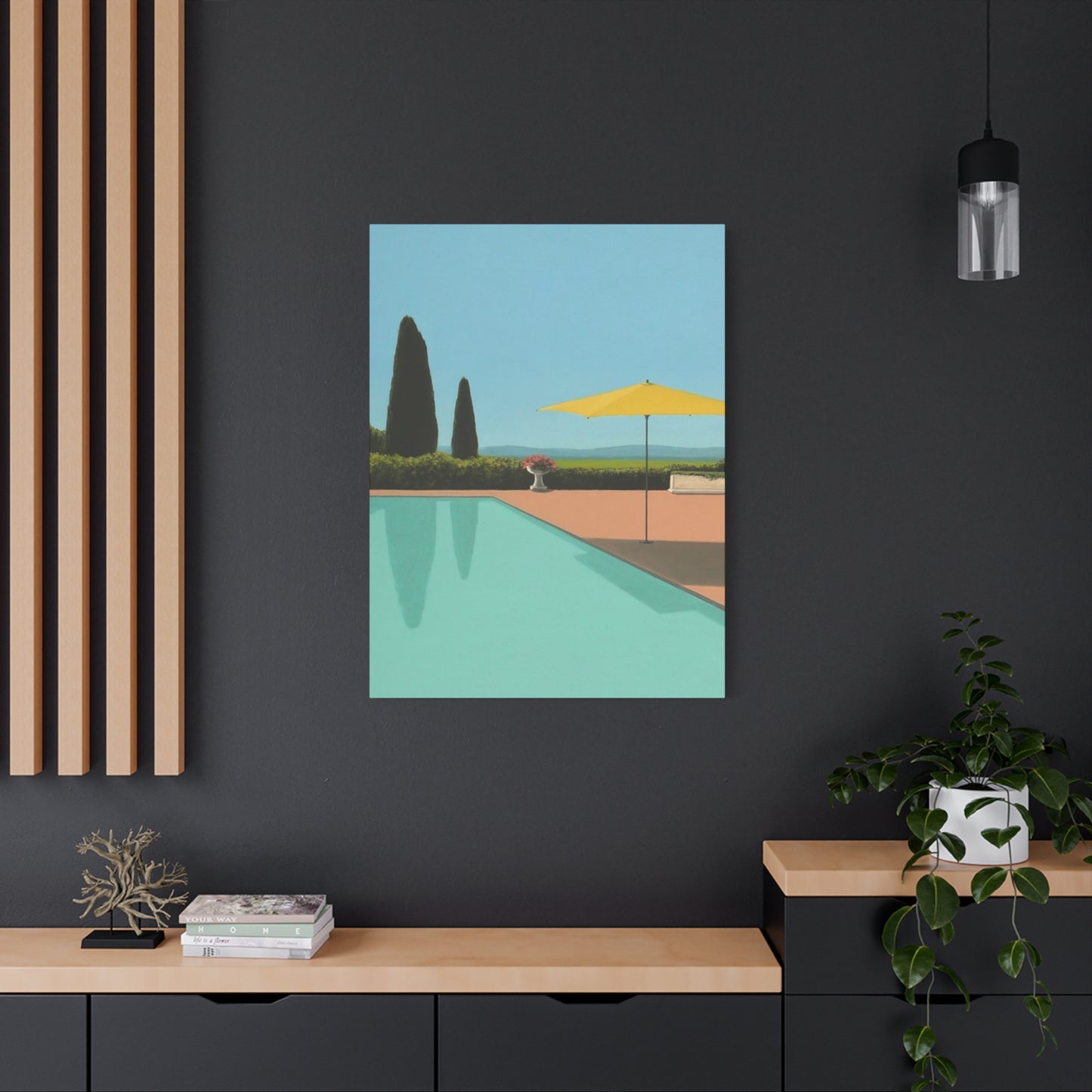 Swimming Pool In Hotel Wall Art & Canvas Prints