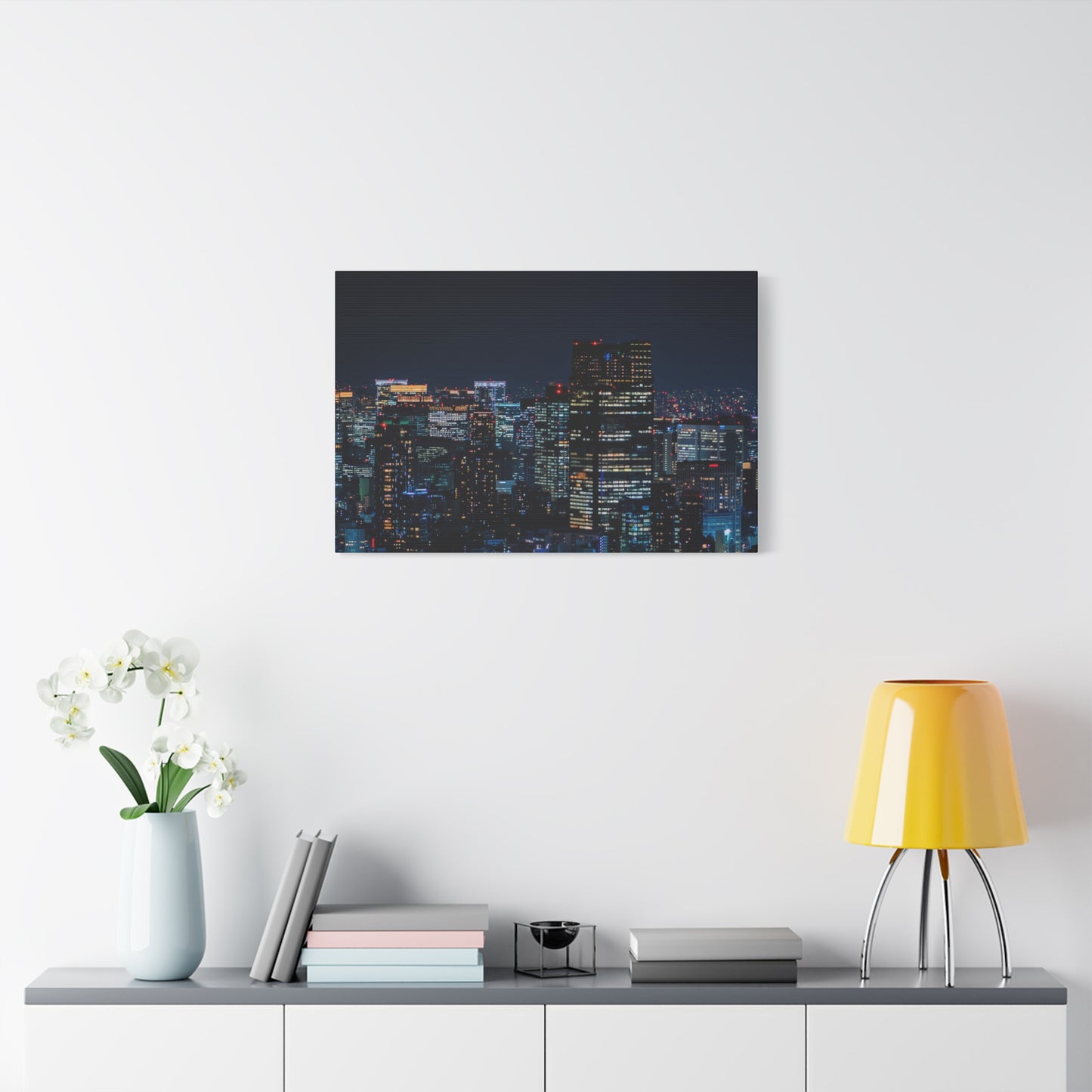 Night View in Tokyo Wall Art & Canvas Prints