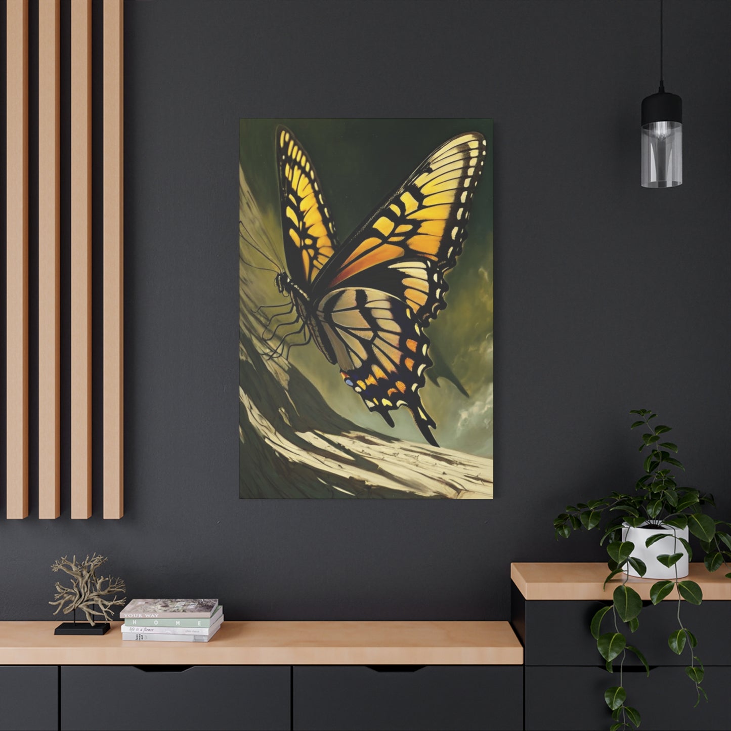 Golden Wings Butterfly Wall Art & Canvas Prints