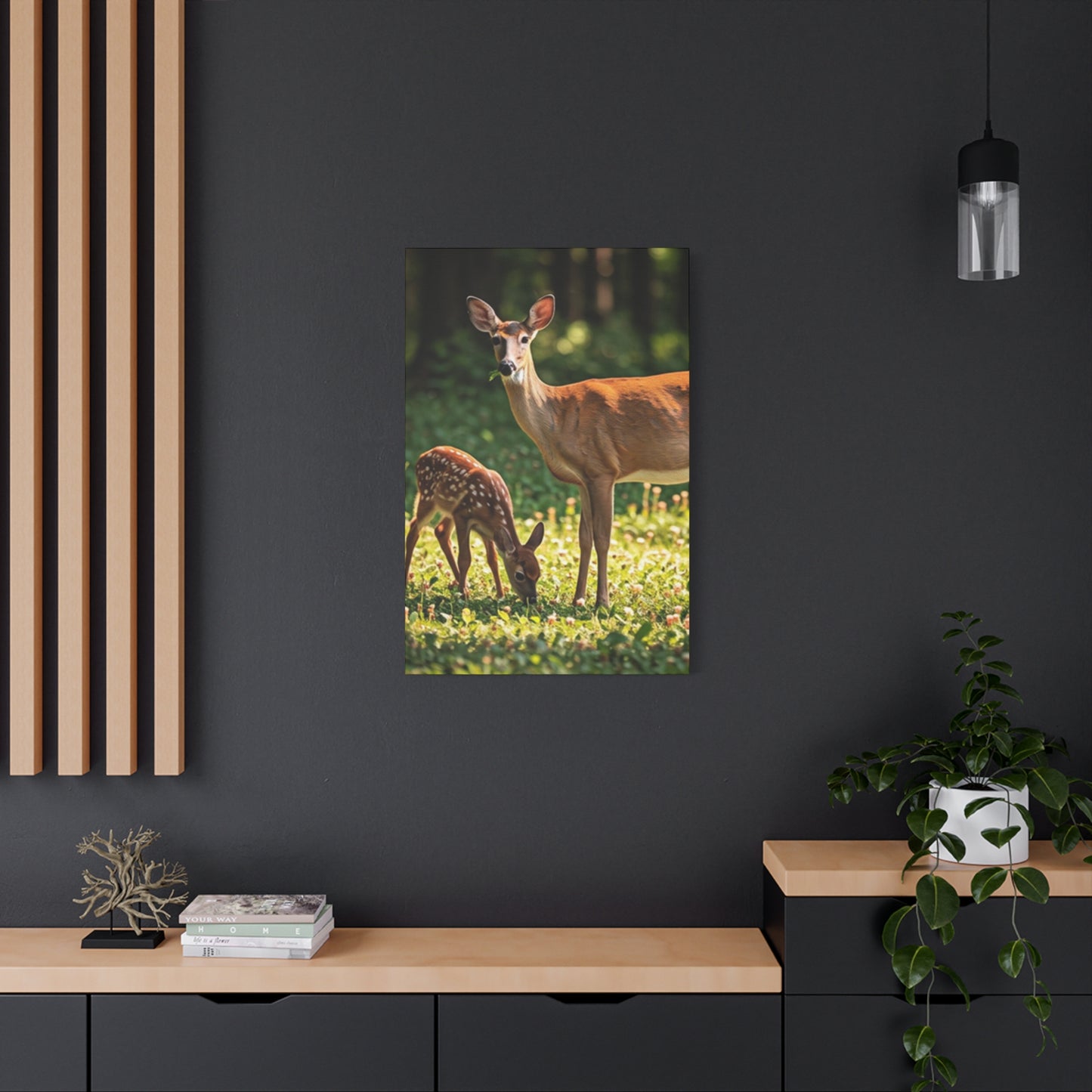 Deer Family Wall Art & Canvas Prints