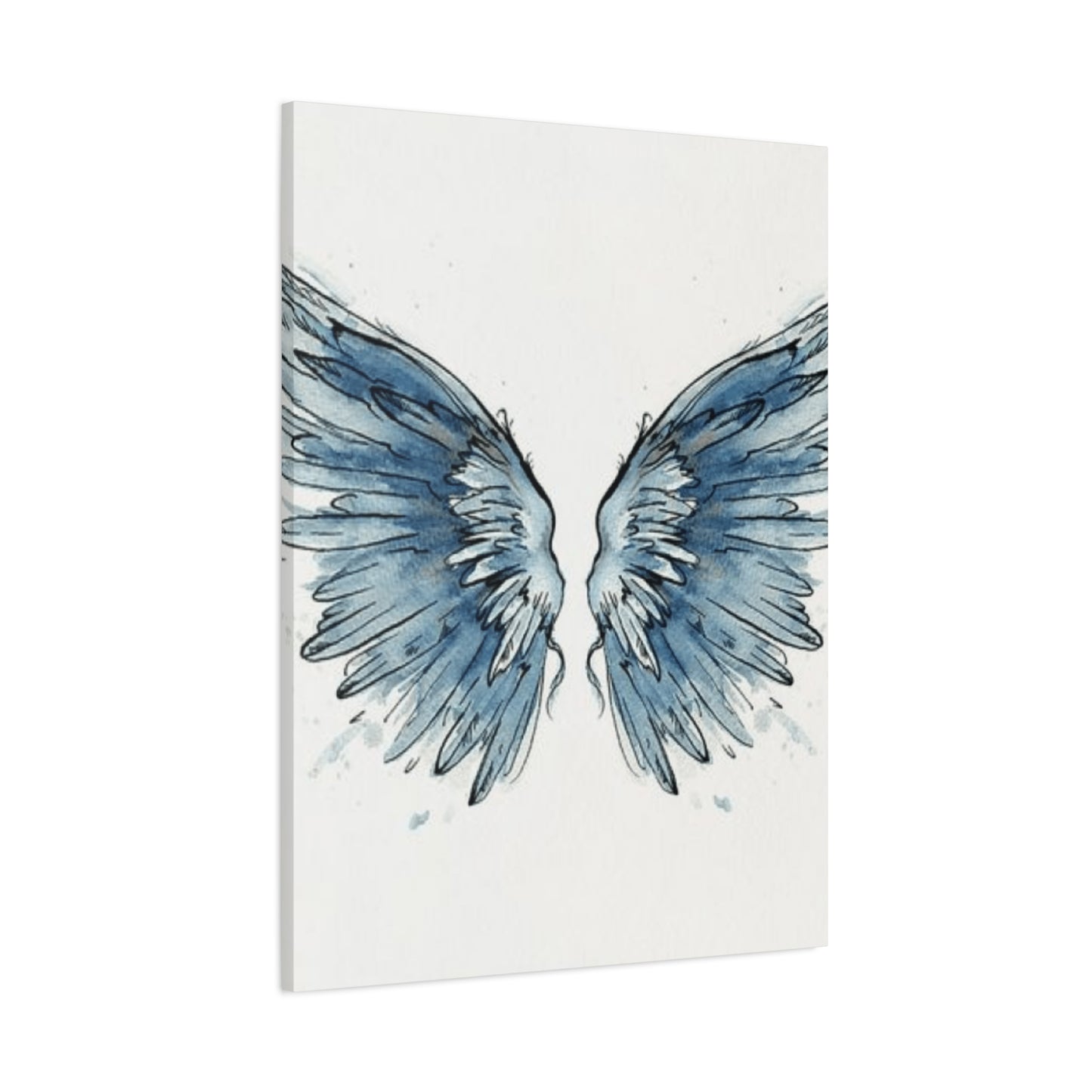 Blue Angel Wings Wall Art & Canvas Prints
