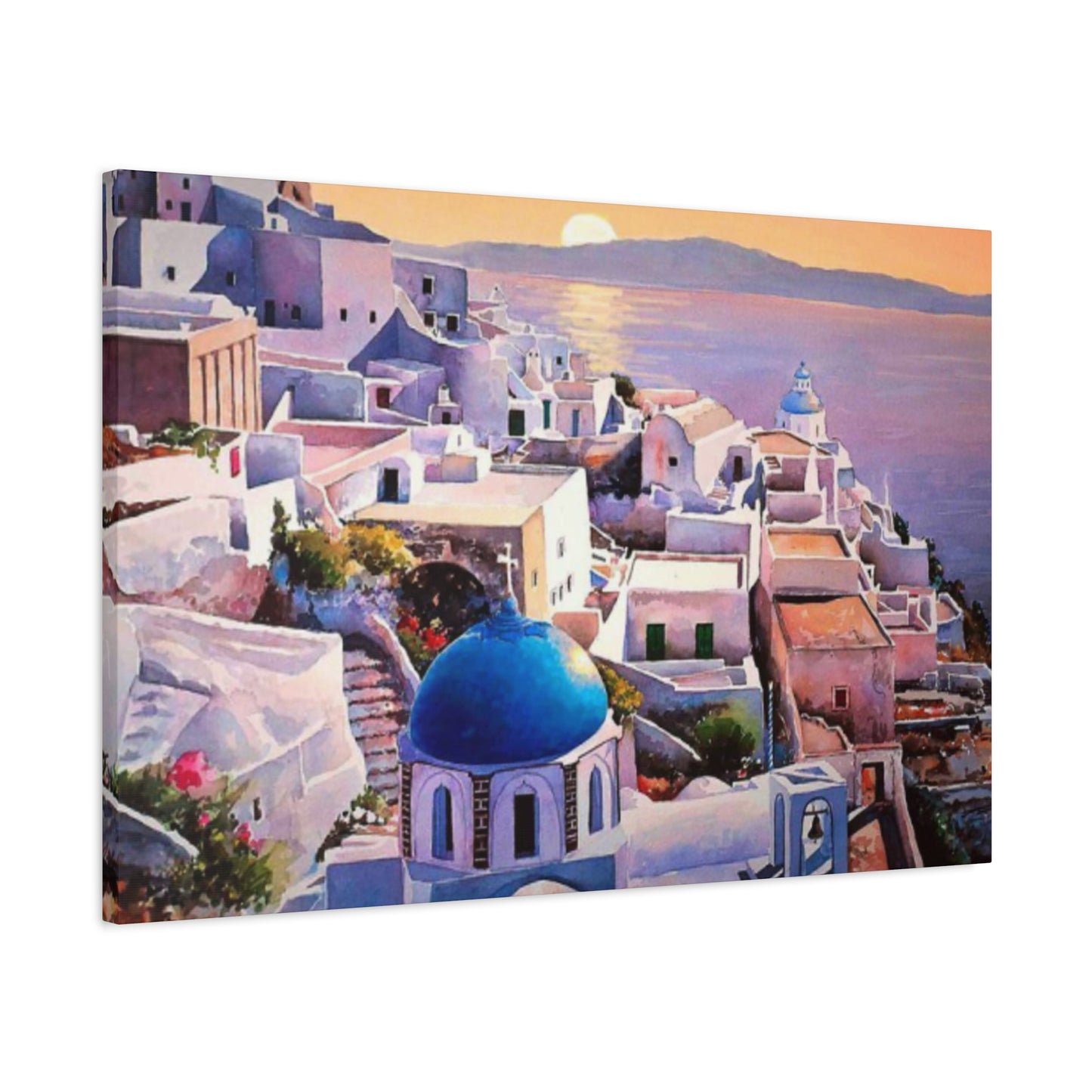 Greece Sunset View Wall Art & Canvas Prints