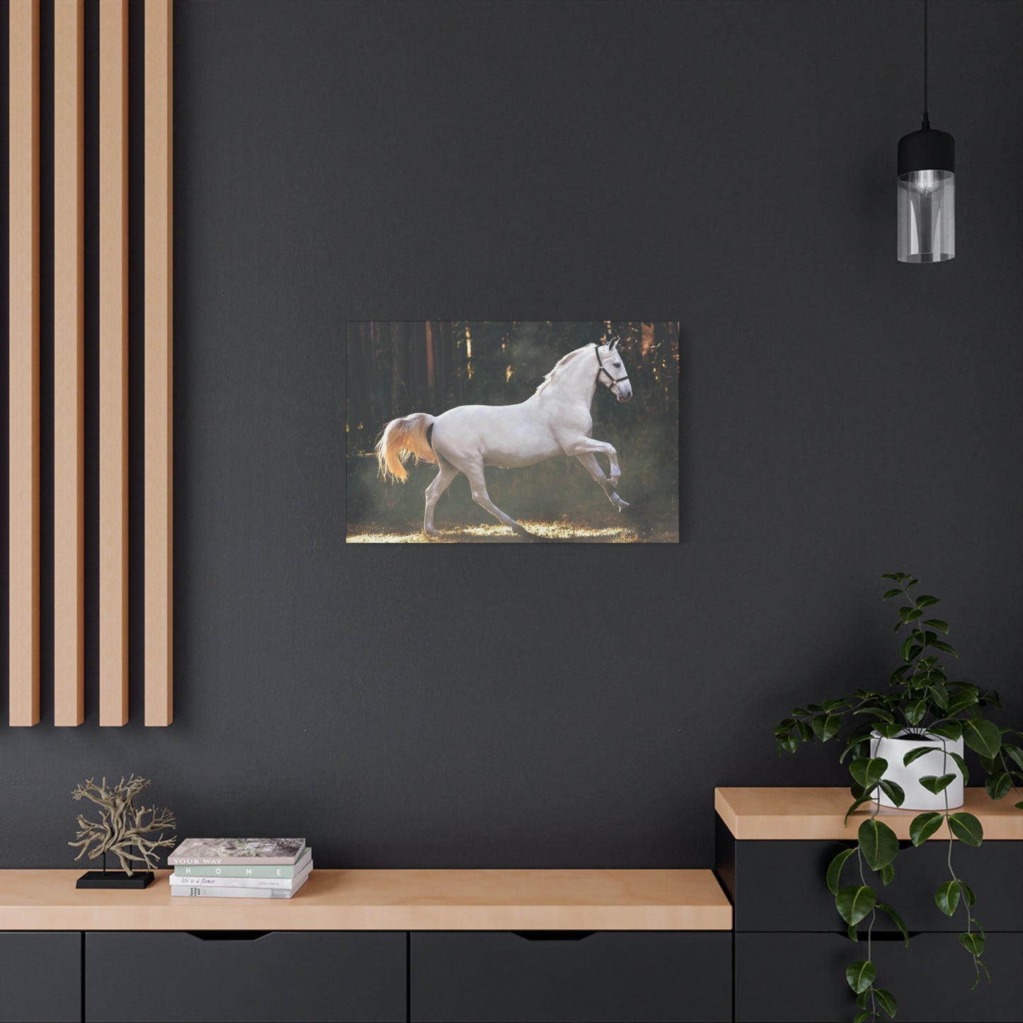 White Horse Wall Art & Canvas Prints