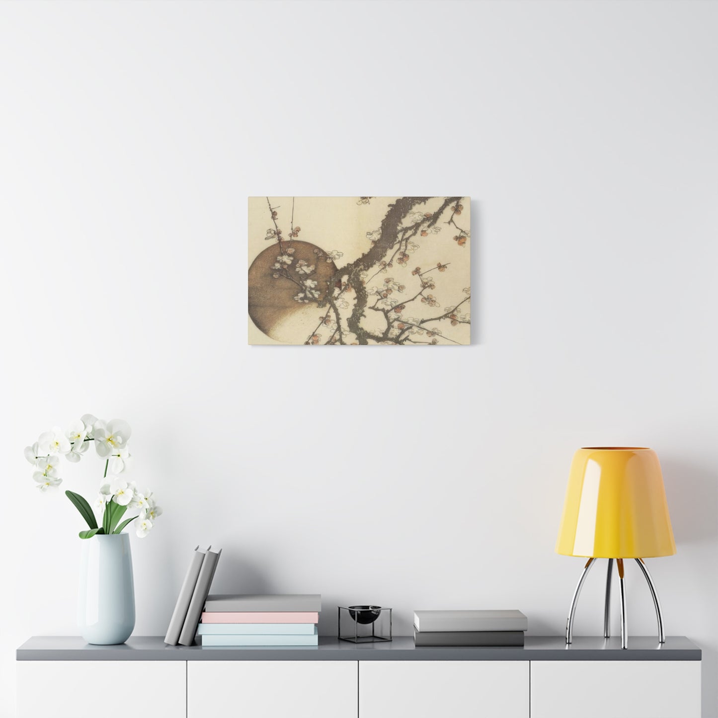 Katsushika Hokusai Plum Blossom And The Moon Wall Art & Canvas Prints