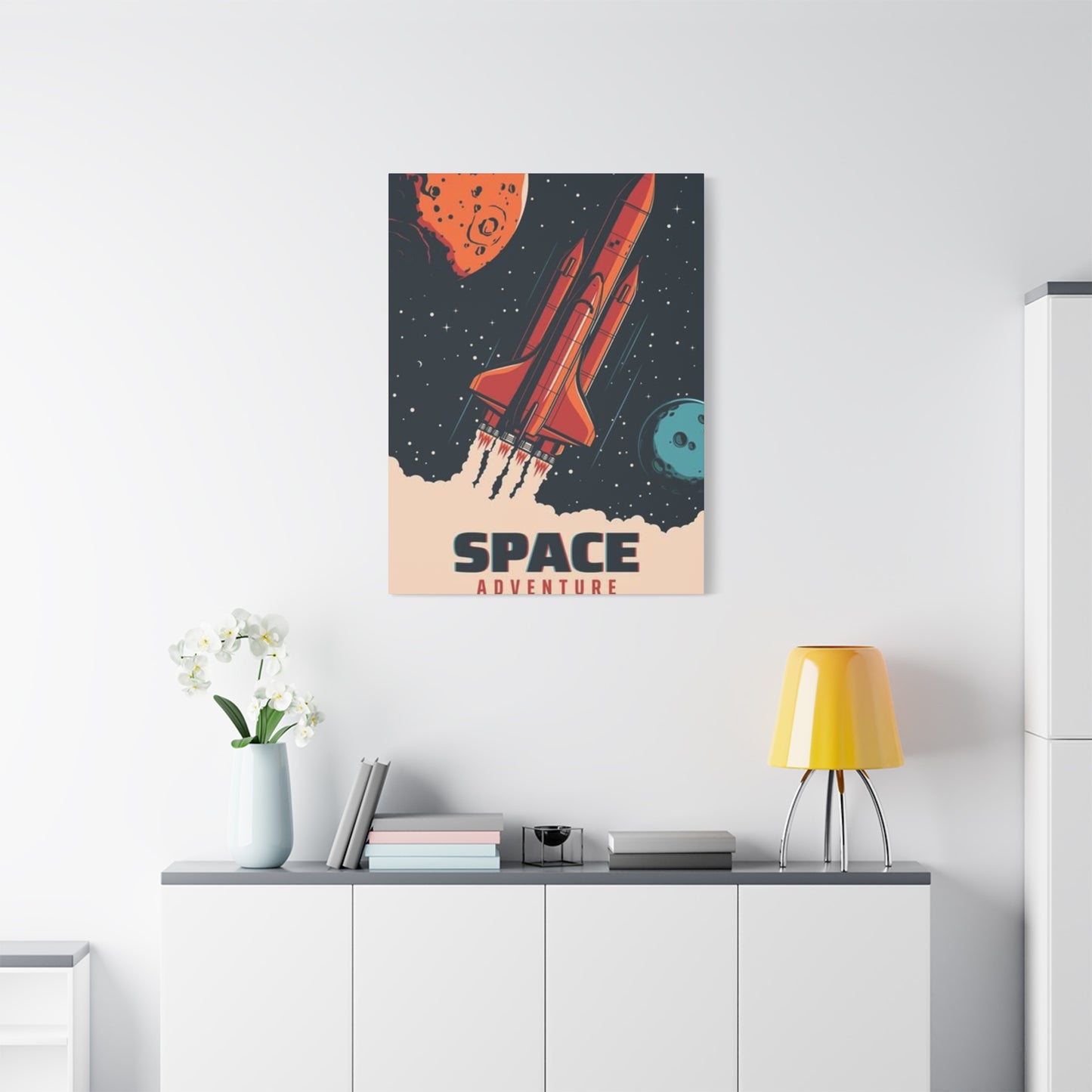 Space Adventure Poster Wall Art & Canvas Prints