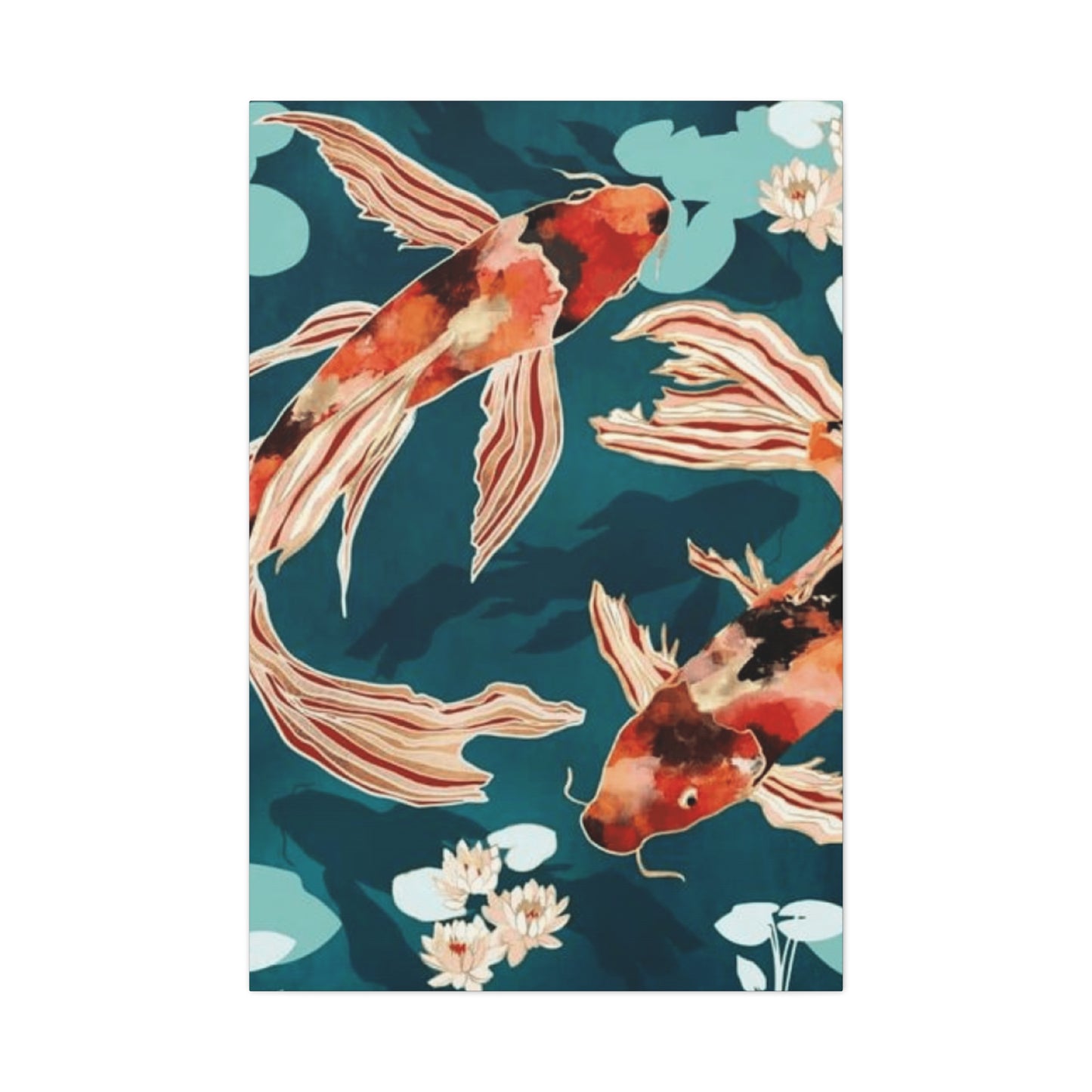 Koi Fish Painting Wall Art & Canvas Prints