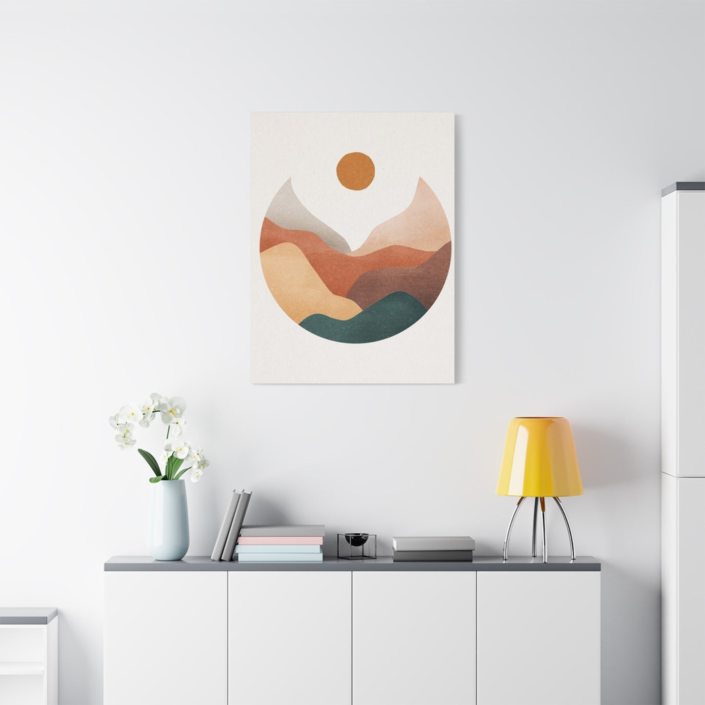 Abstract Circle Shape Pattern Wall Art & Canvas Prints