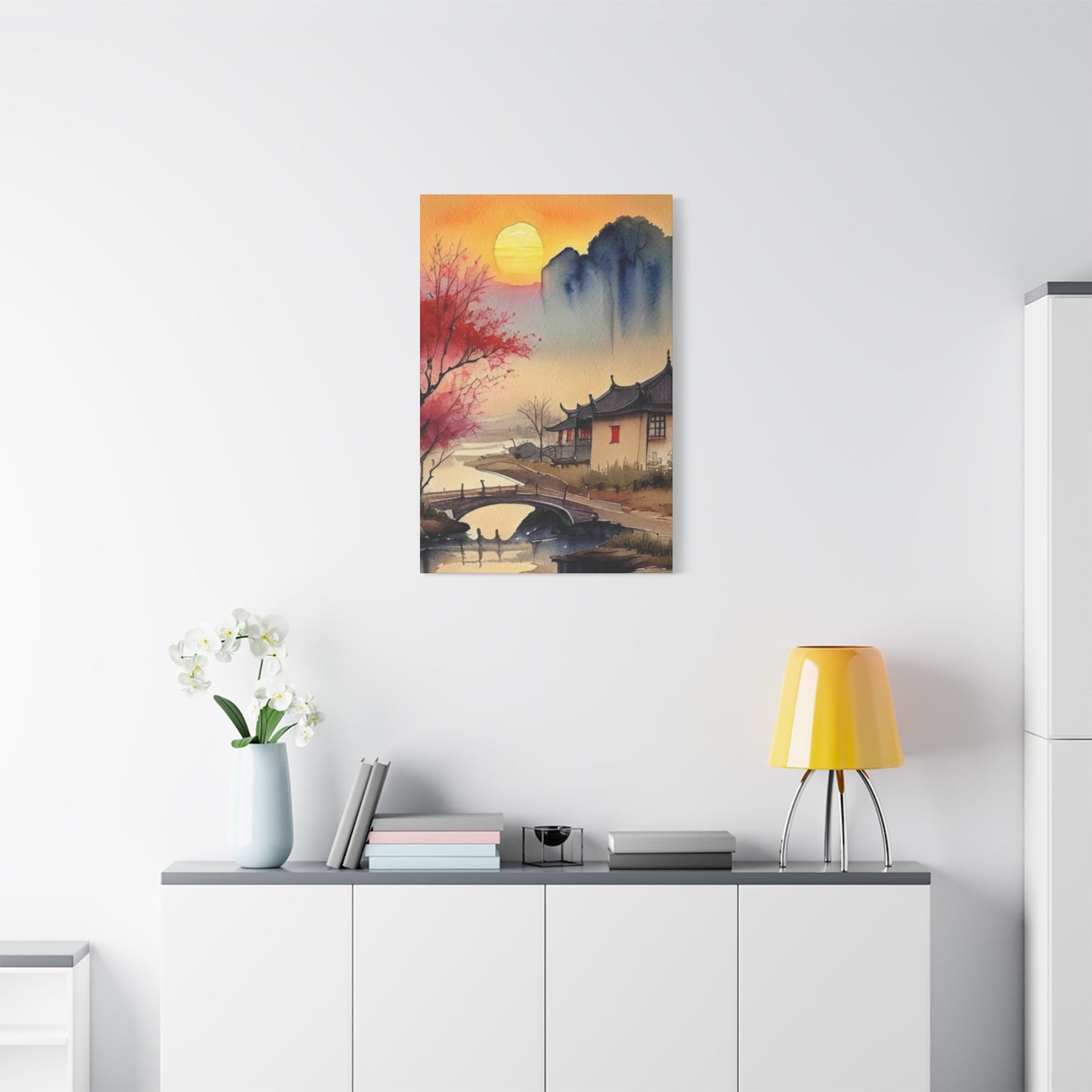 Sunset Over the Bridge Wall Art & Canvas Prints