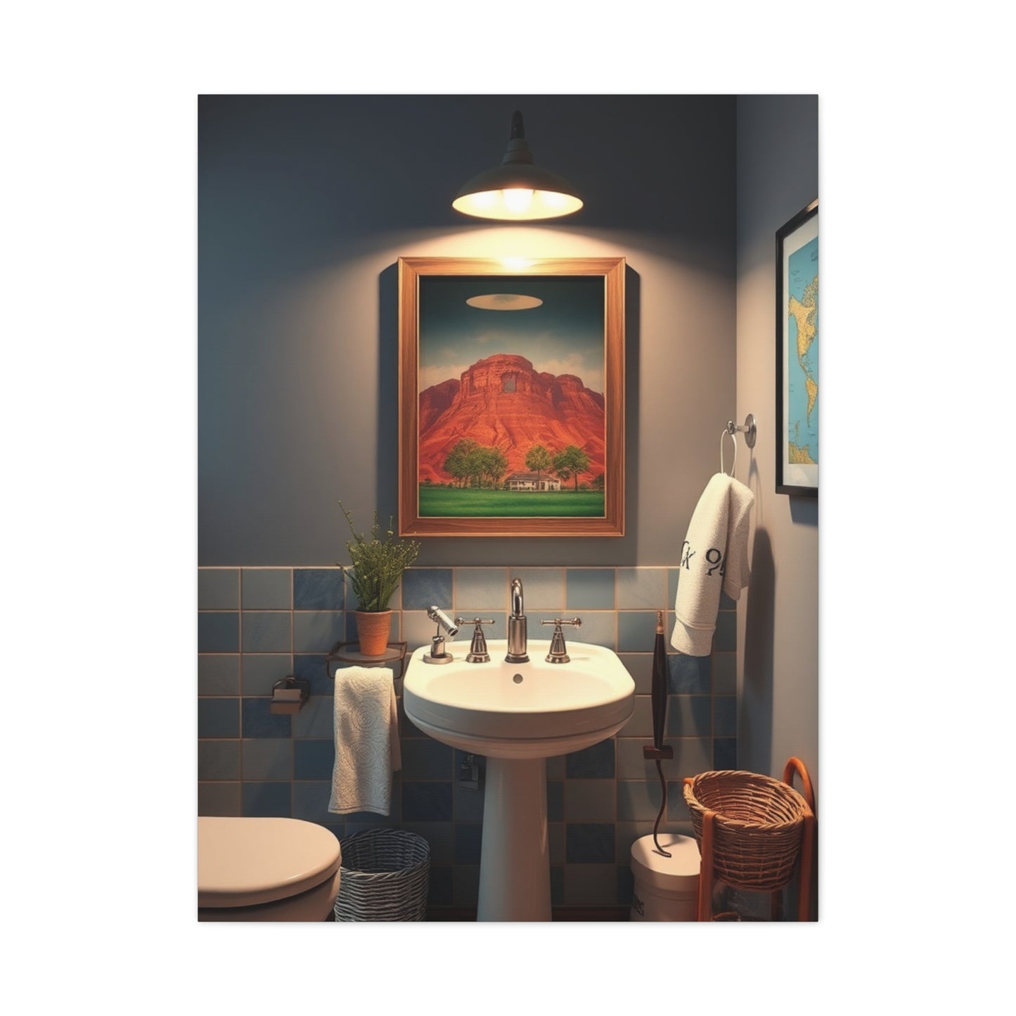 Kid’s Bathroom Art Canvas Art 1 Wall Art & Canvas Print