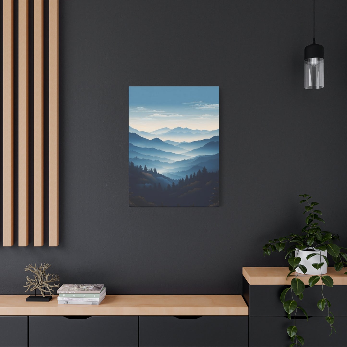 Serene Mountain Range Wall Art & Canvas Prints