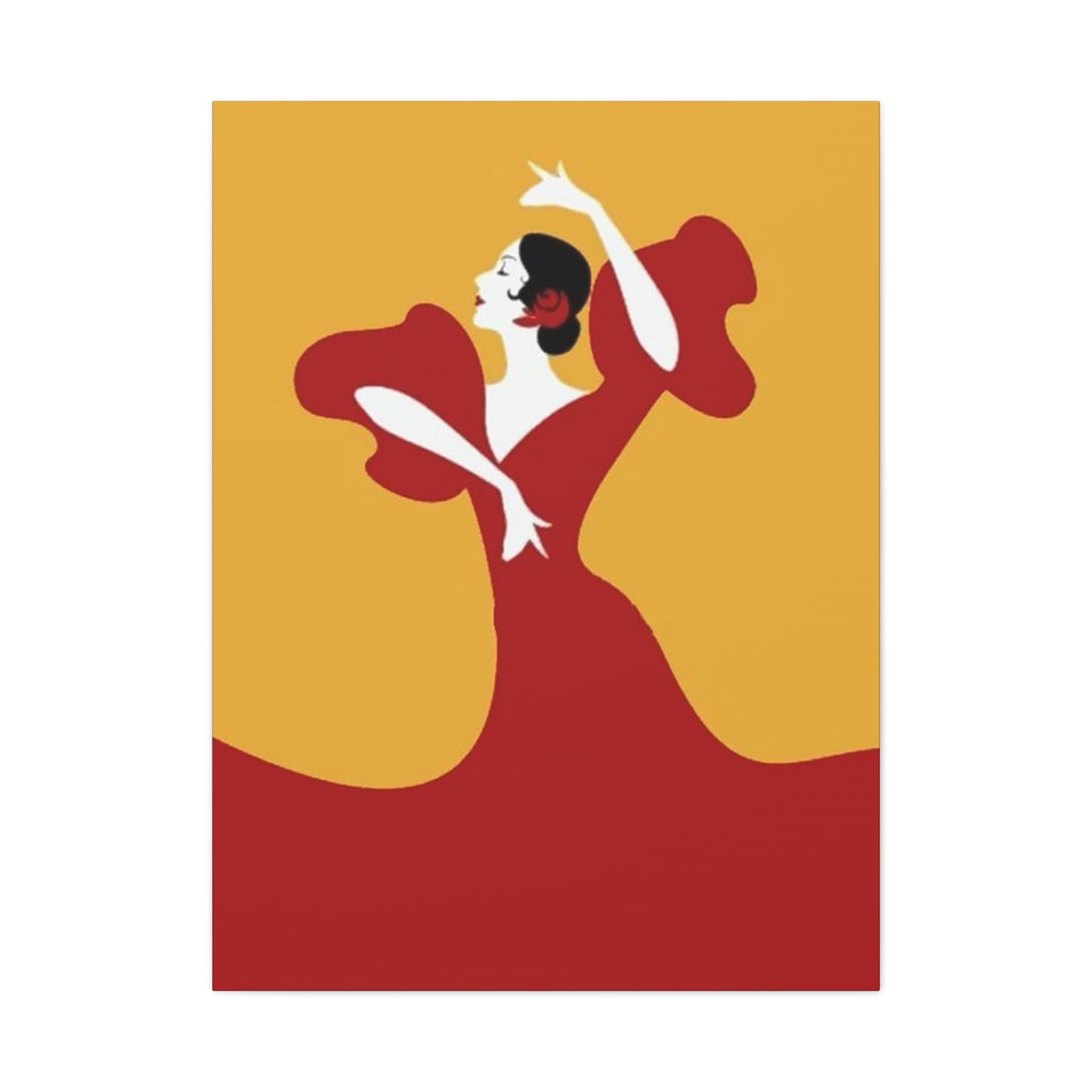 Abstract Spain Traditional Dance Wall Art & Canvas Prints