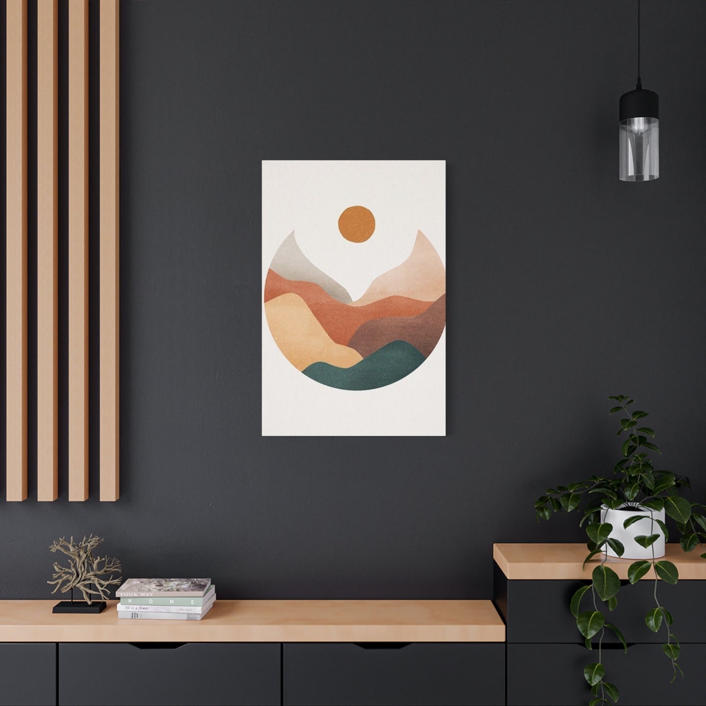 Abstract Circle Shape Pattern Wall Art & Canvas Prints