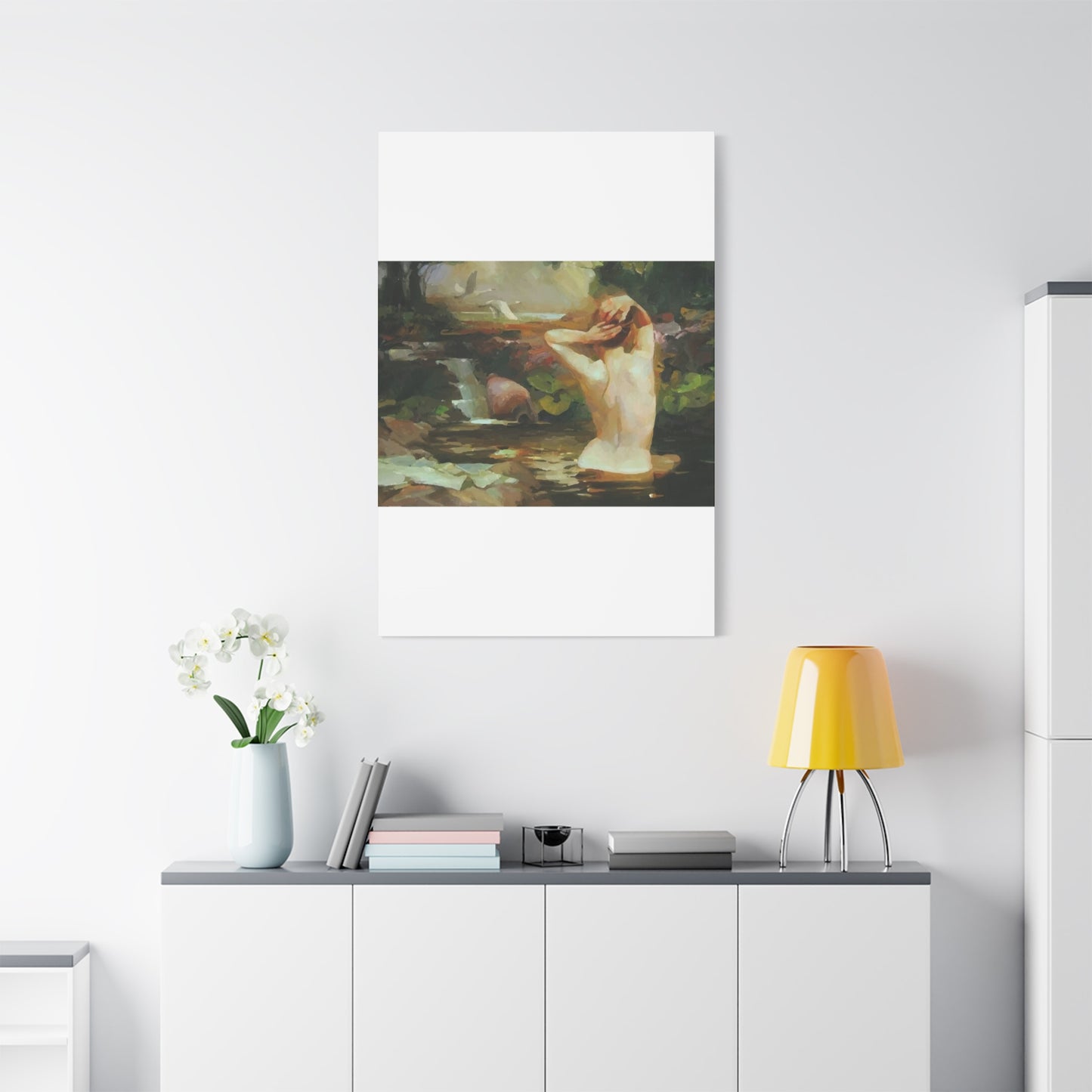 Girl In River Wall Art & Canvas Prints