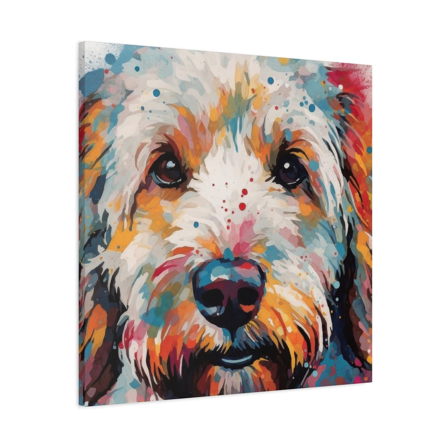 Labradoodle Colorful Wall Art & Canvas Prints